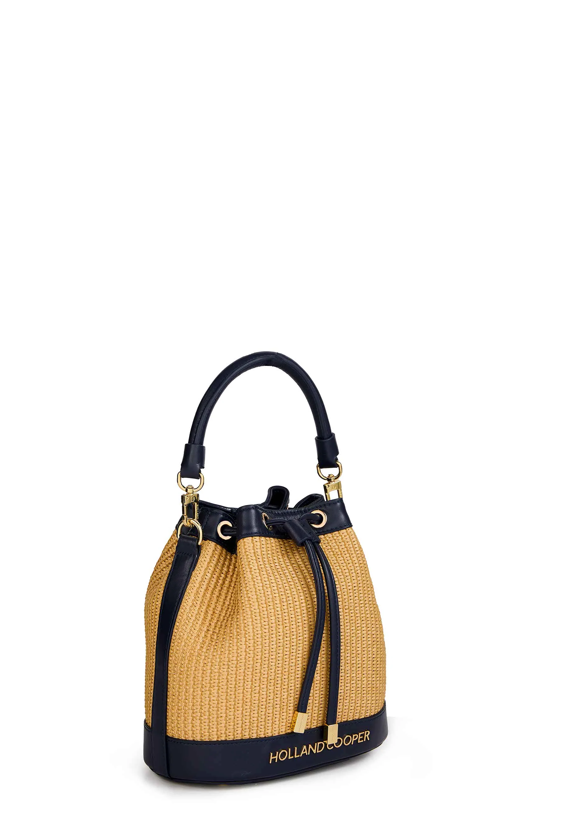 Abbot Bucket Bag (Rattan Navy) - Image 8