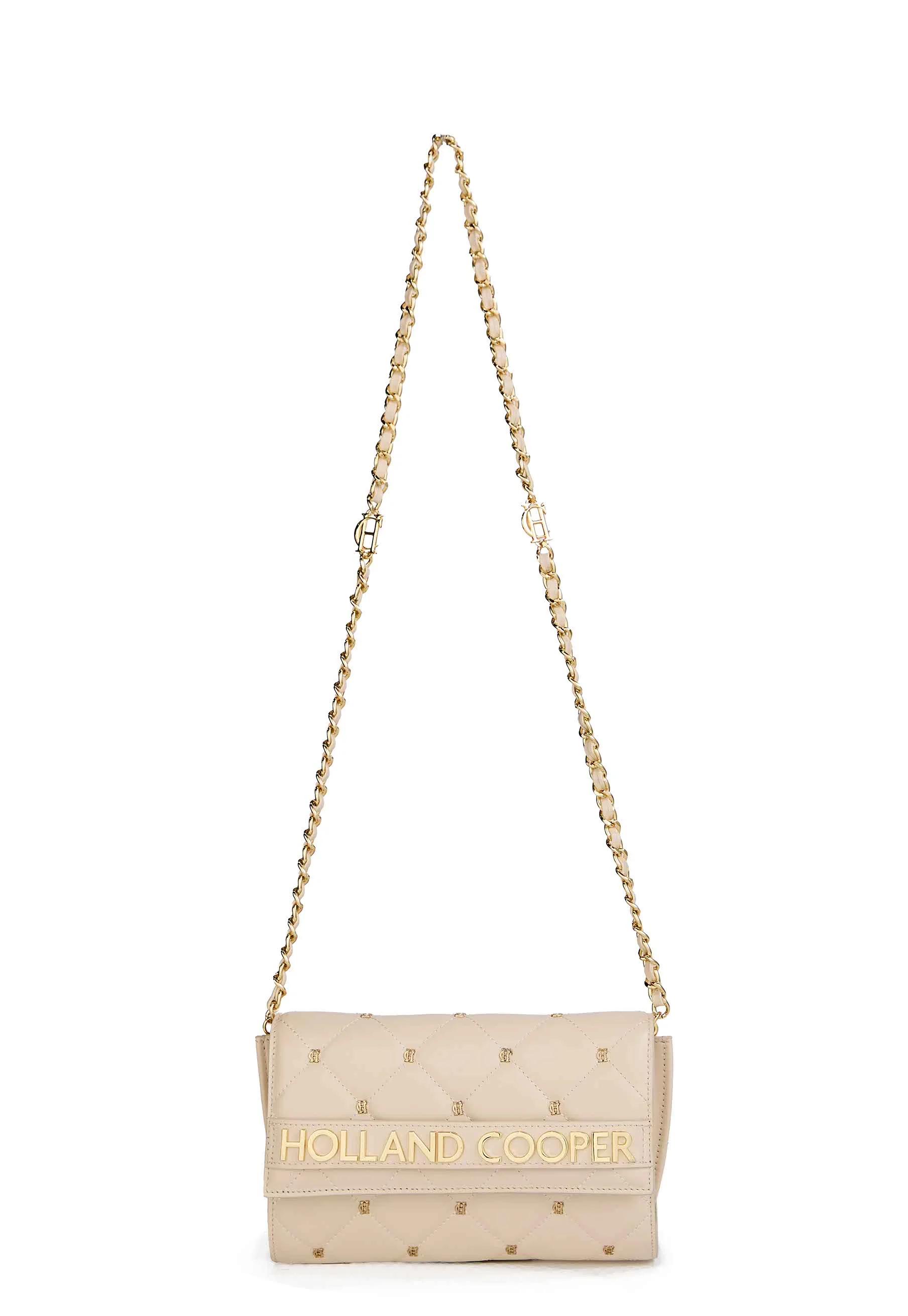 Abbot Quilted Clutch Bag (Cream) - Image 3