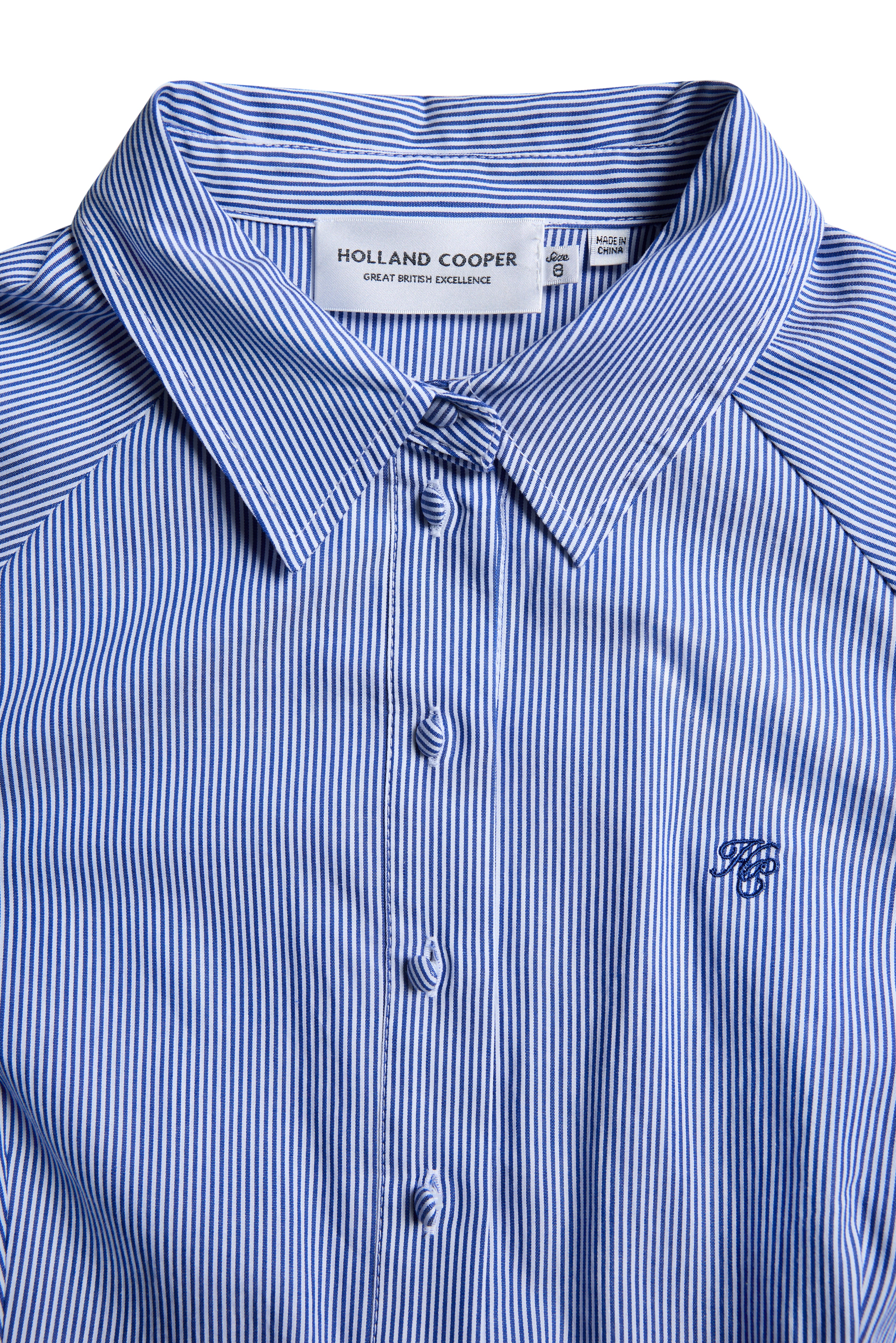 Aimee Dress (Blue Stripe) - Image 10