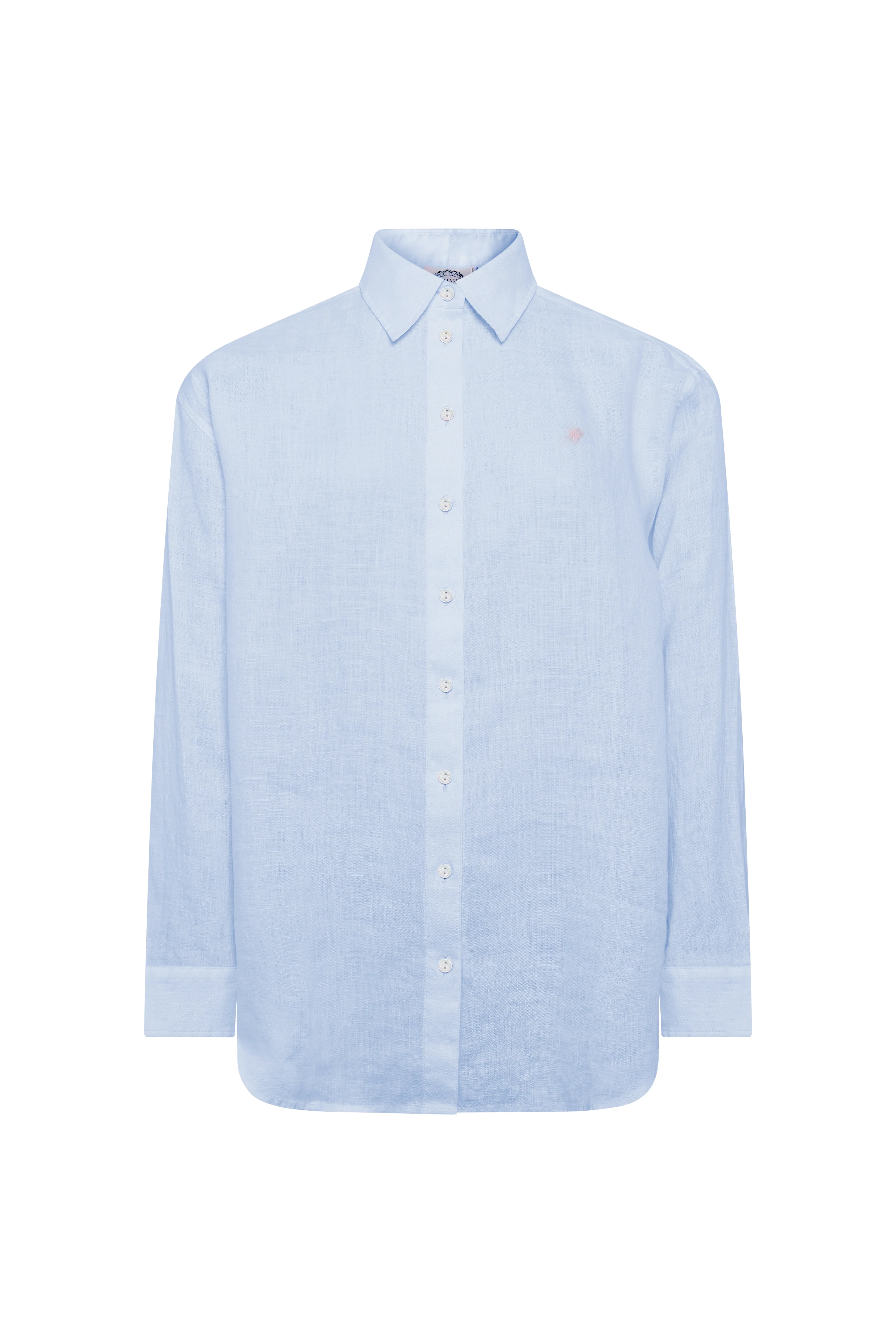 Amalfi Linen Shirt (Light Blue Linen) - Image 6
