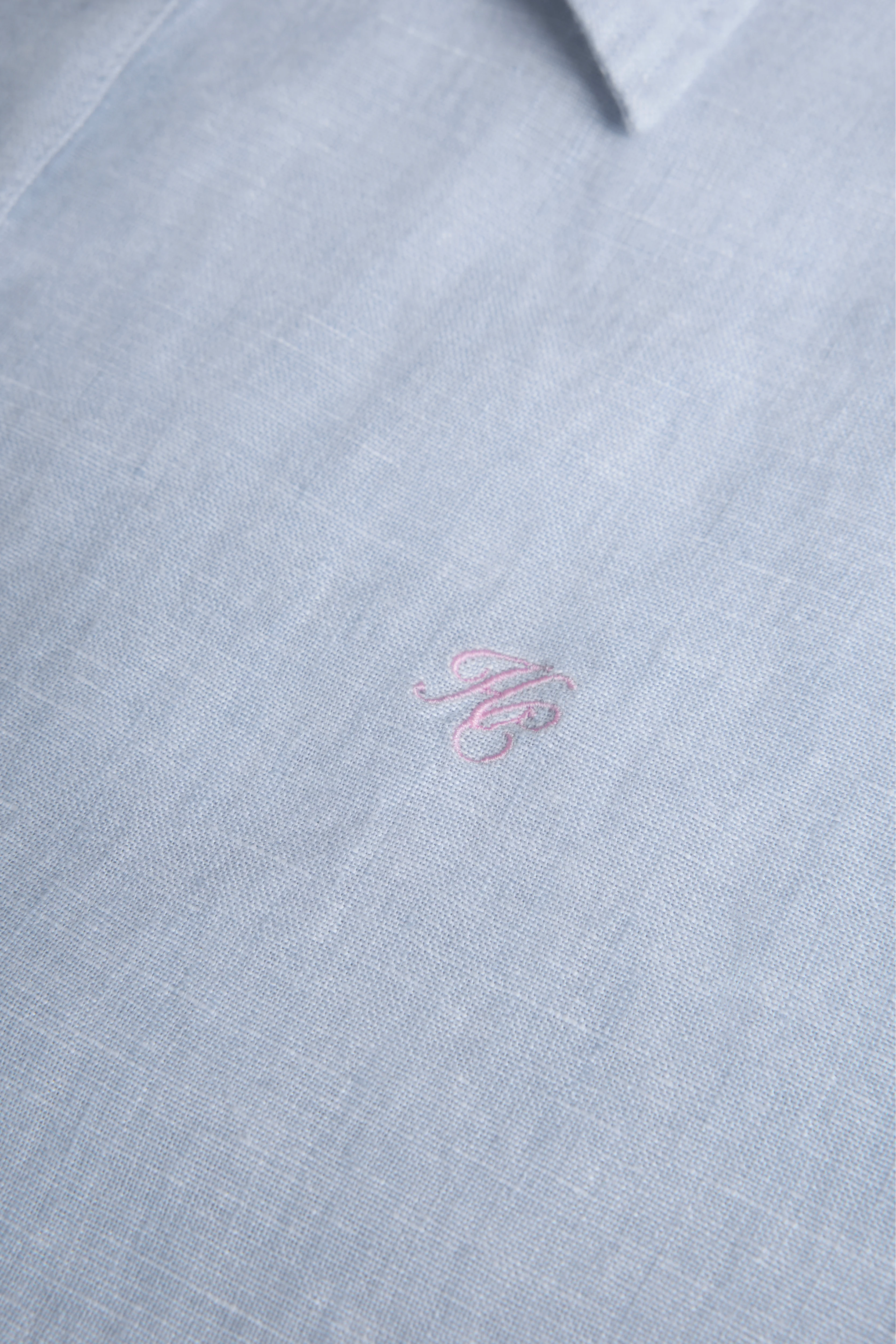 Amalfi Linen Shirt (Light Blue Linen) - Image 8