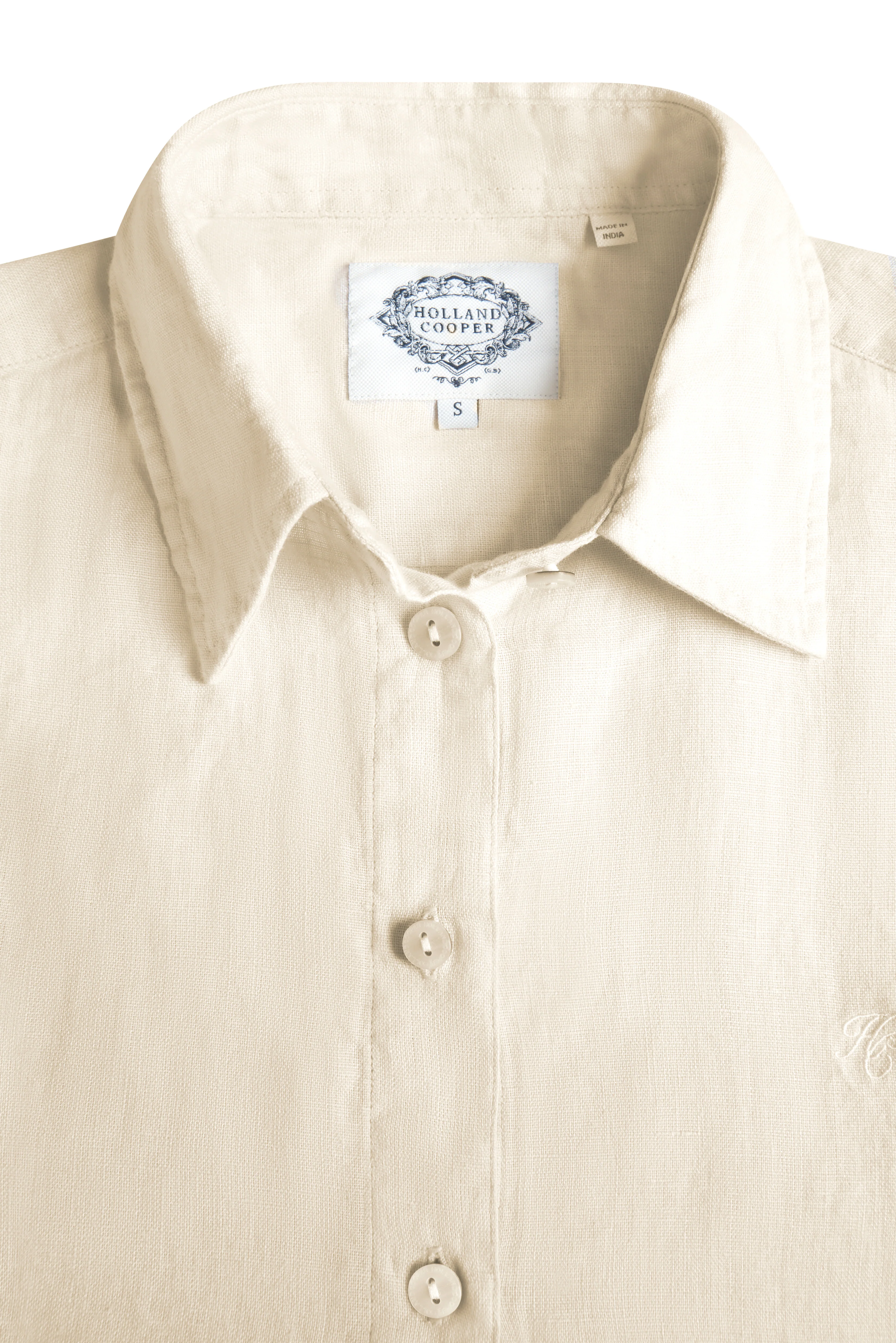 Amalfi Linen Shirt (Oatmeal) - Image 9
