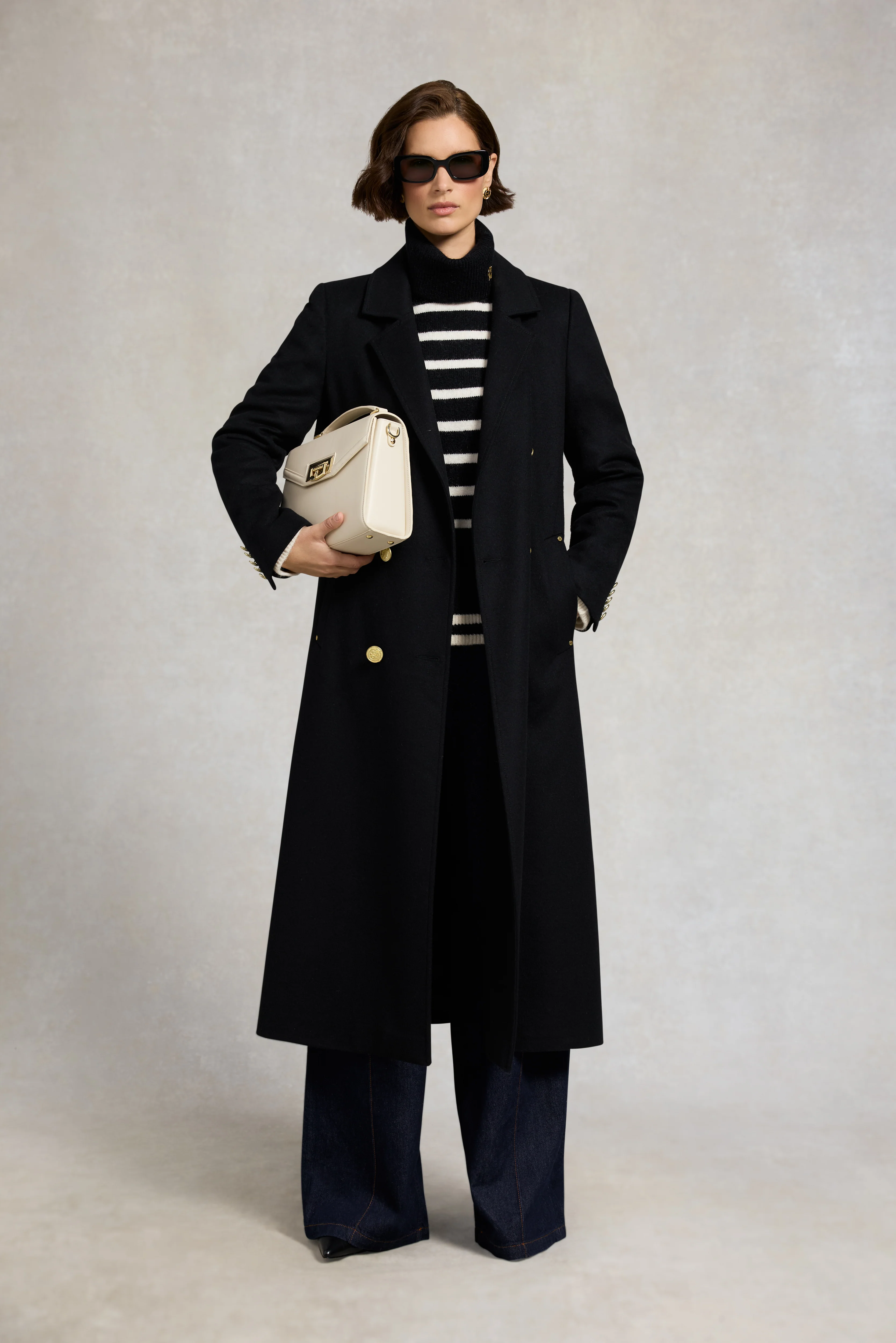 Antonia Roll Neck Knit (Black) - Image 3