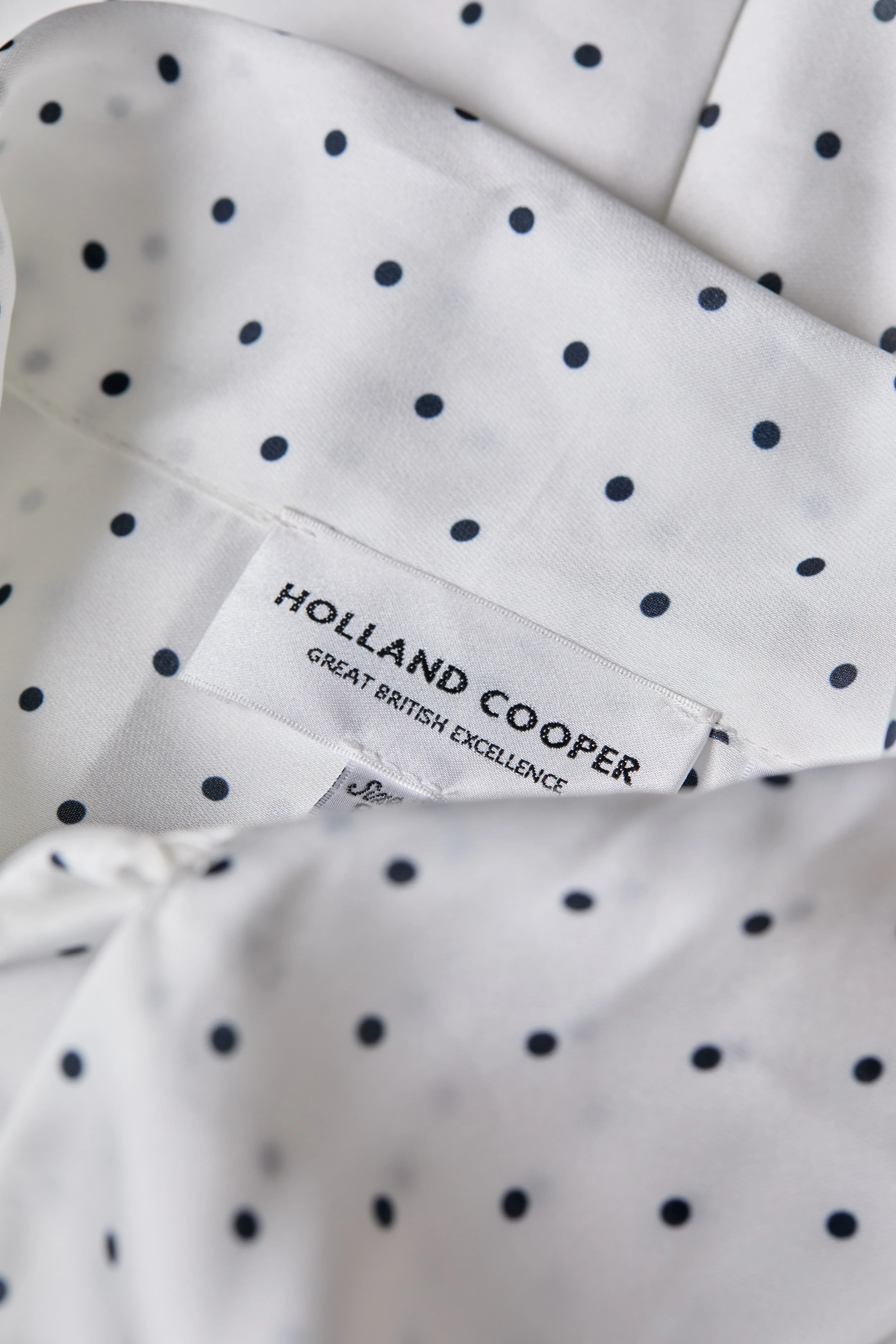 Ariella Midi Dress (White Black Polka Dot) - Image 7