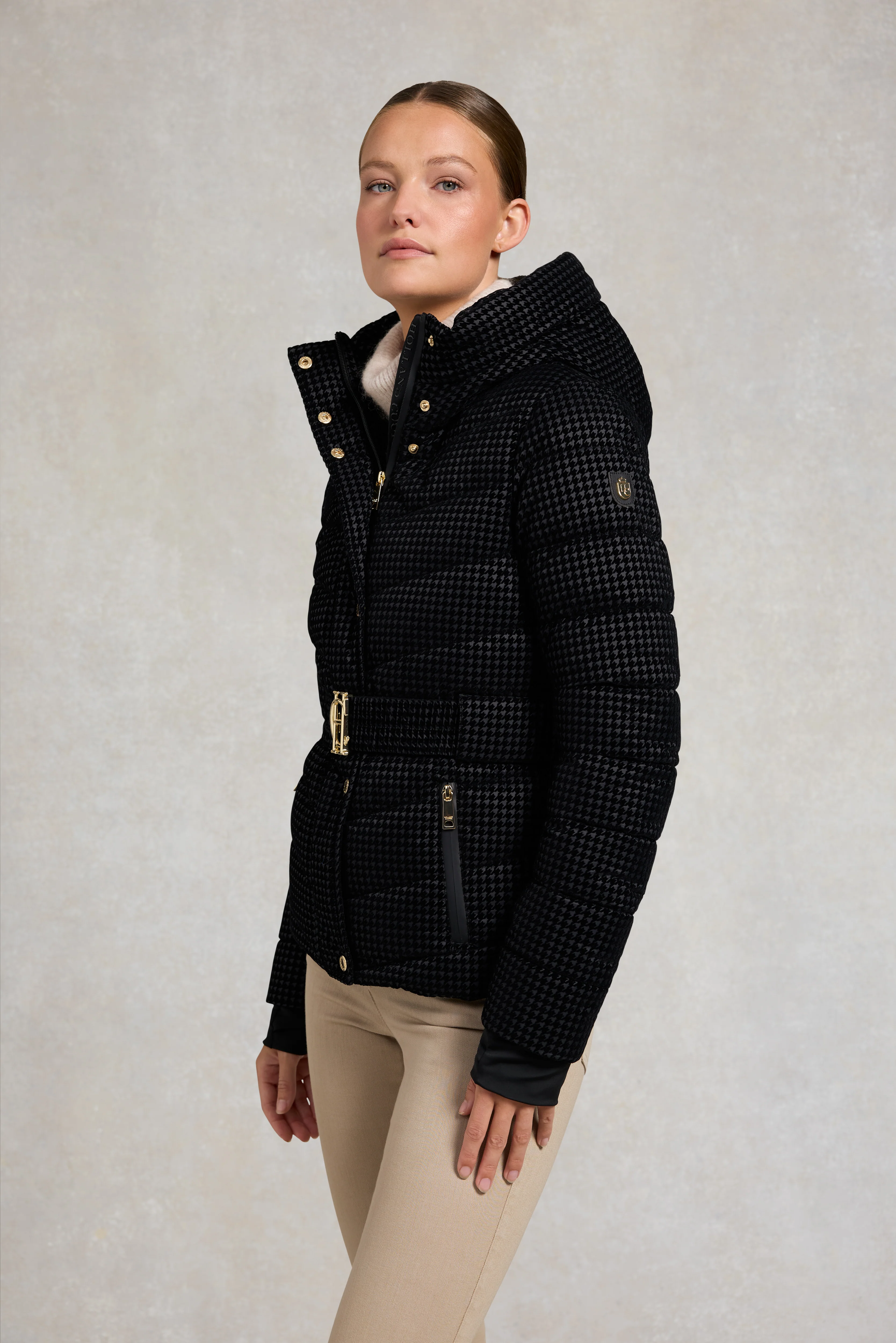 Arosa Jacket (Black Mini Flock) - Image 3