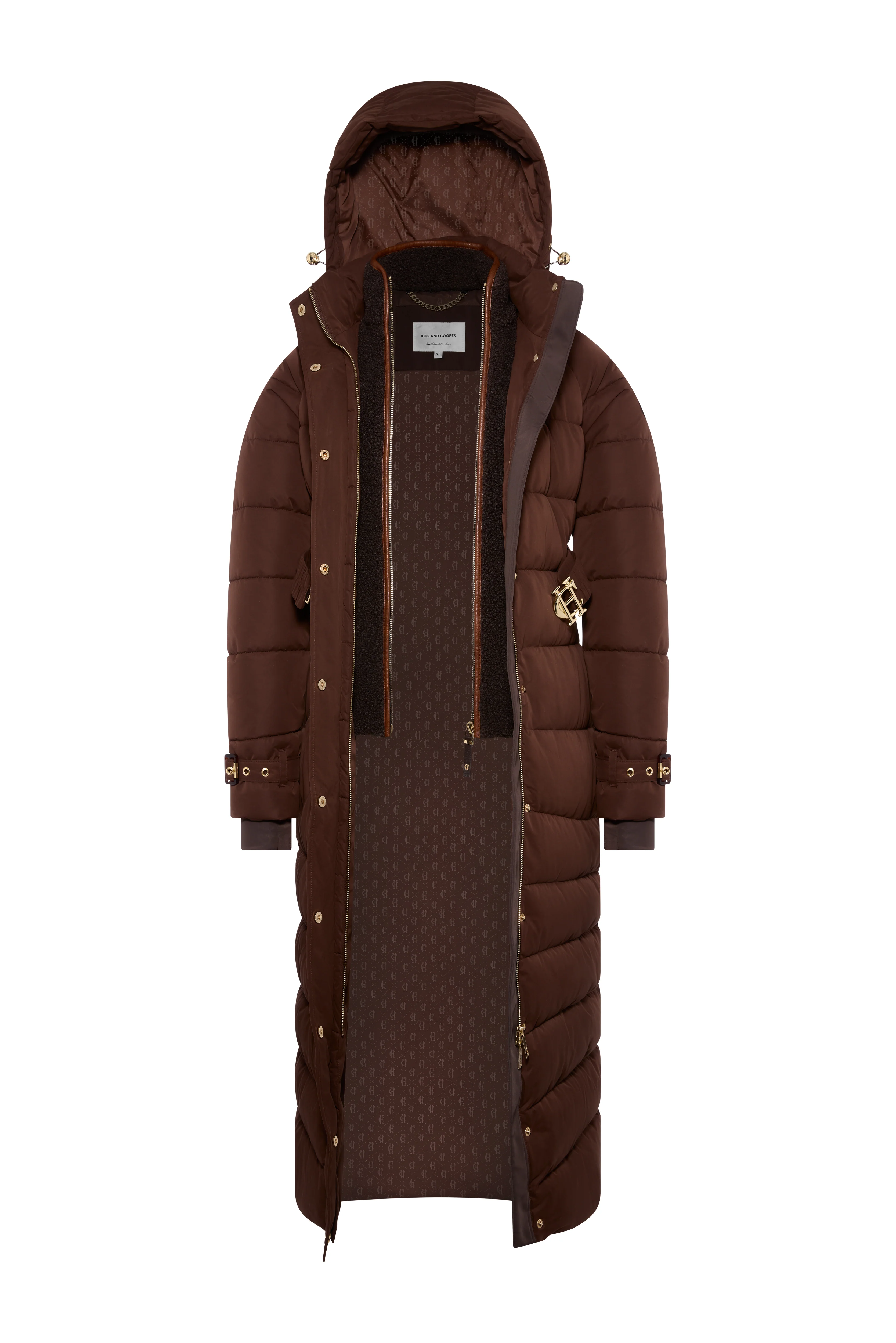 Arosa Luxe Longline Coat (Walnut) - Image 6