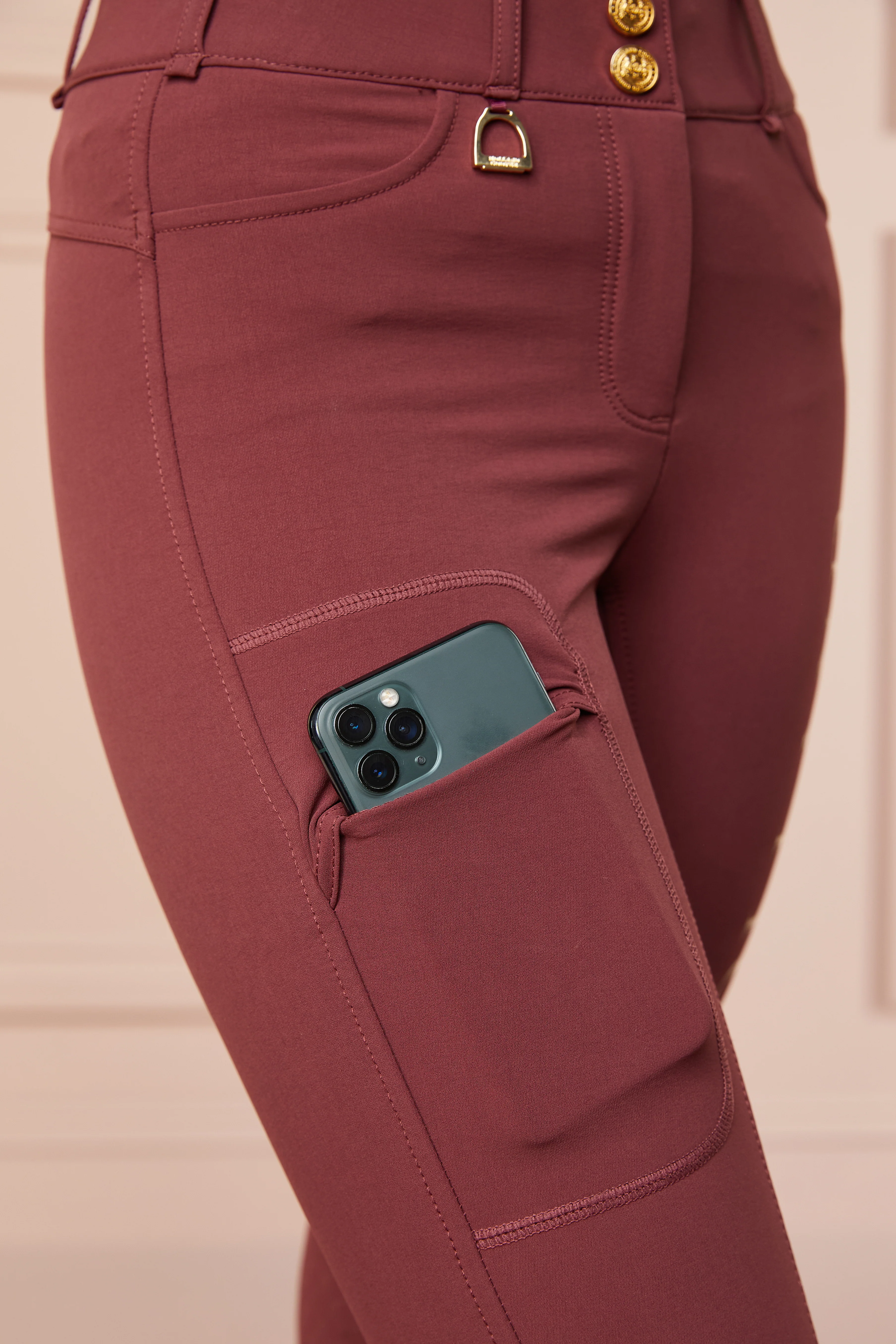 Ascot Breeches (Burgundy) - Image 6