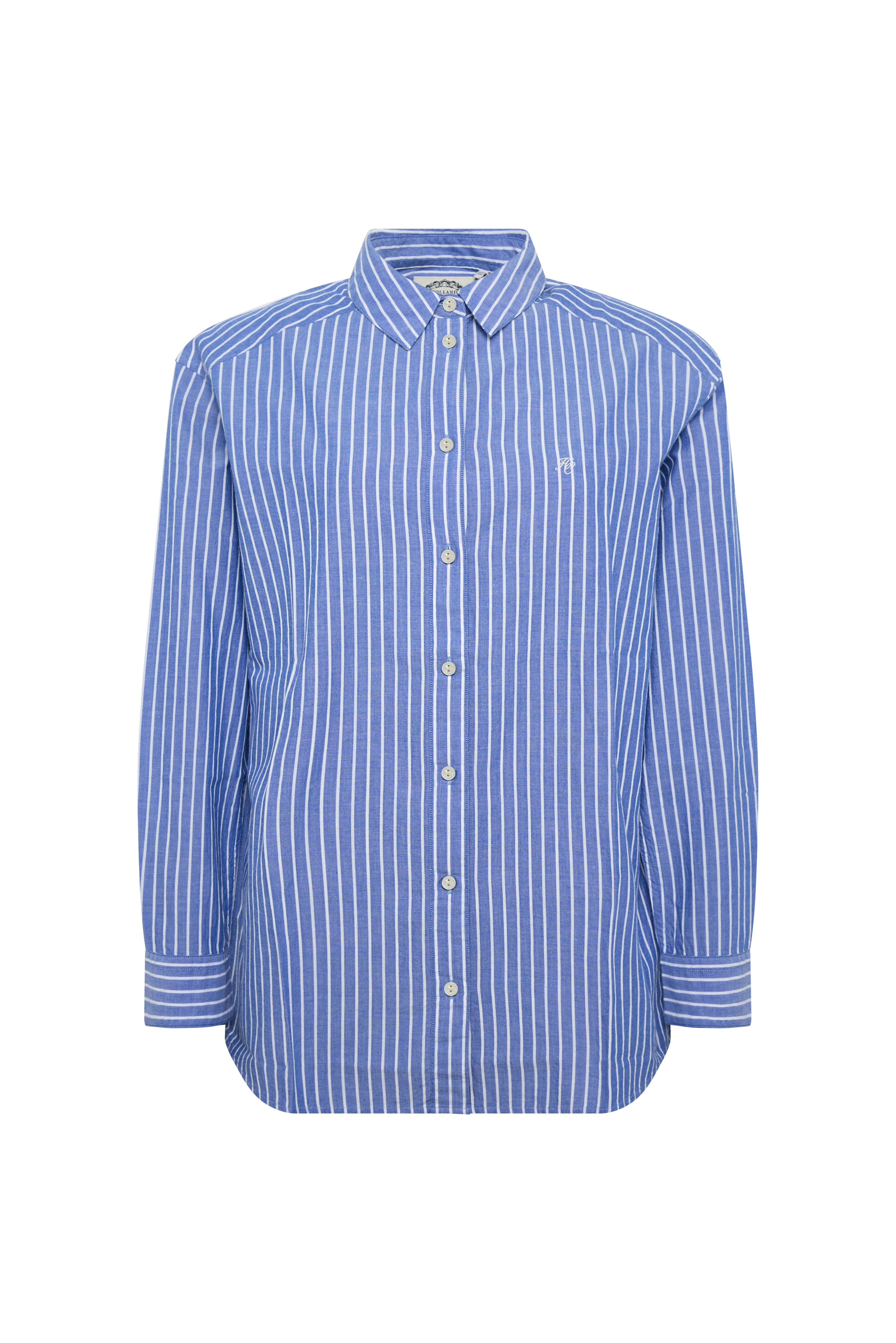 Athena Shirt (Dusty Blue Stripe) - Image 11