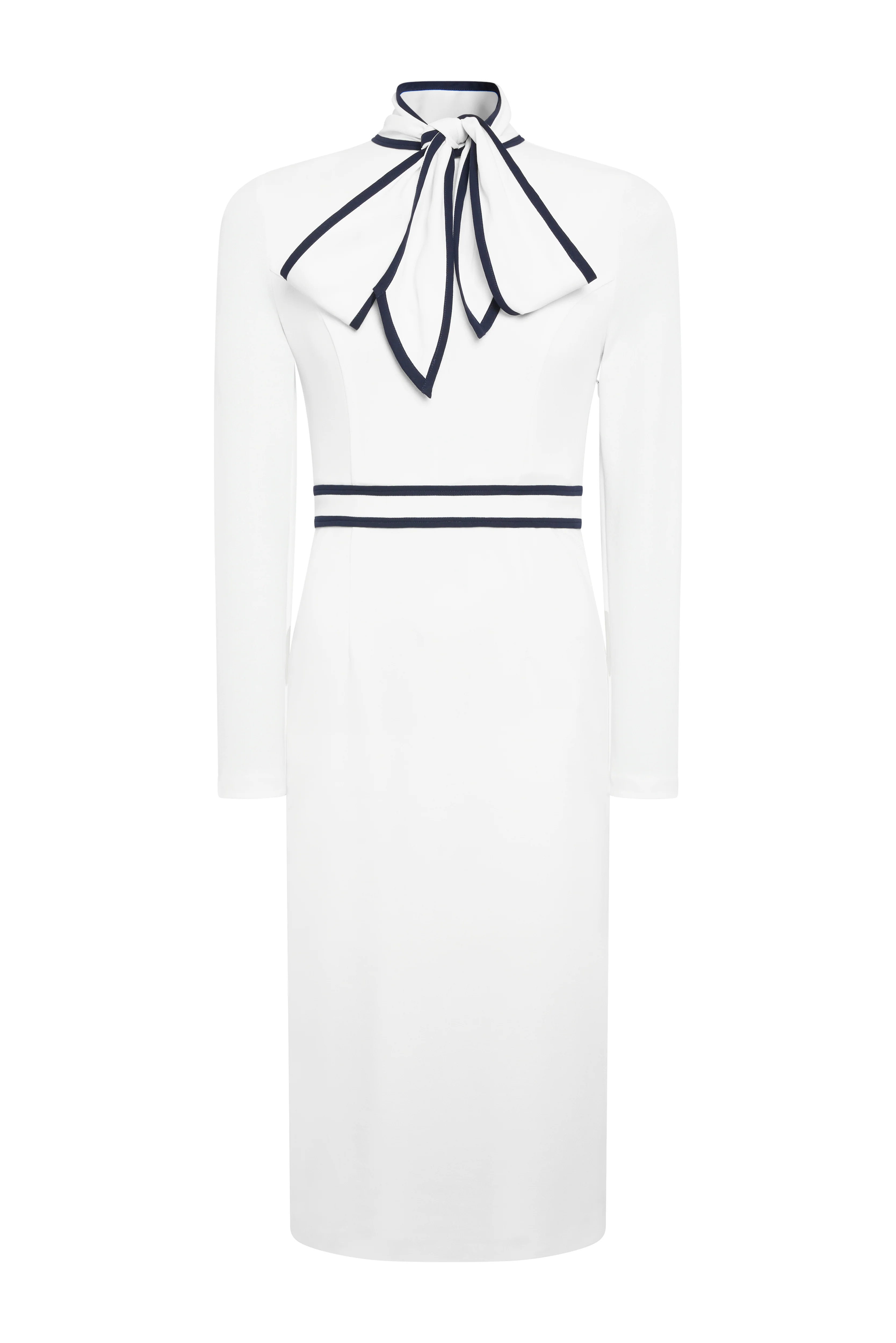 Aureline Midi Dress (Oyster Ink Navy) - Image 6