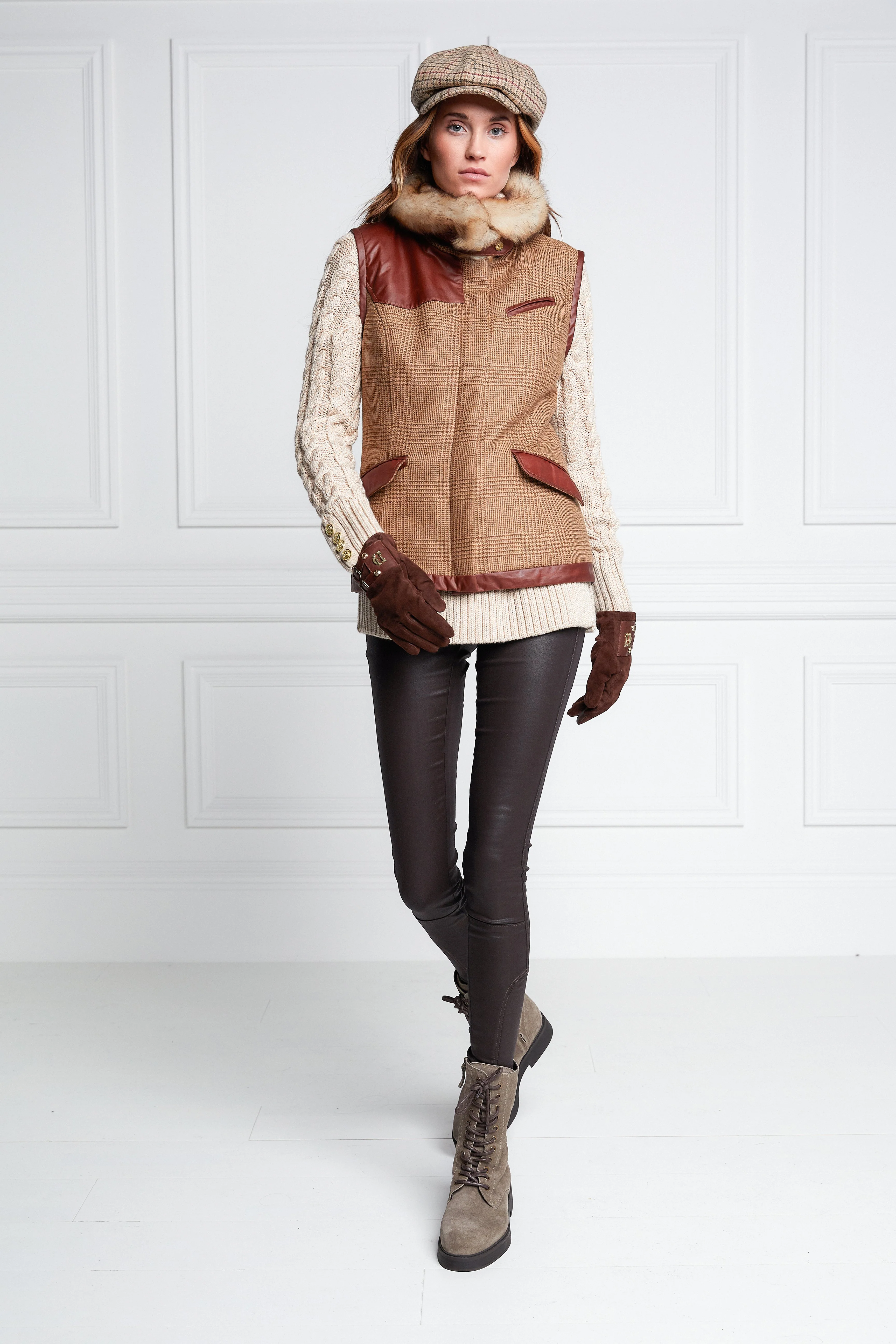 Aviator Gilet (Tawny) - Image 17