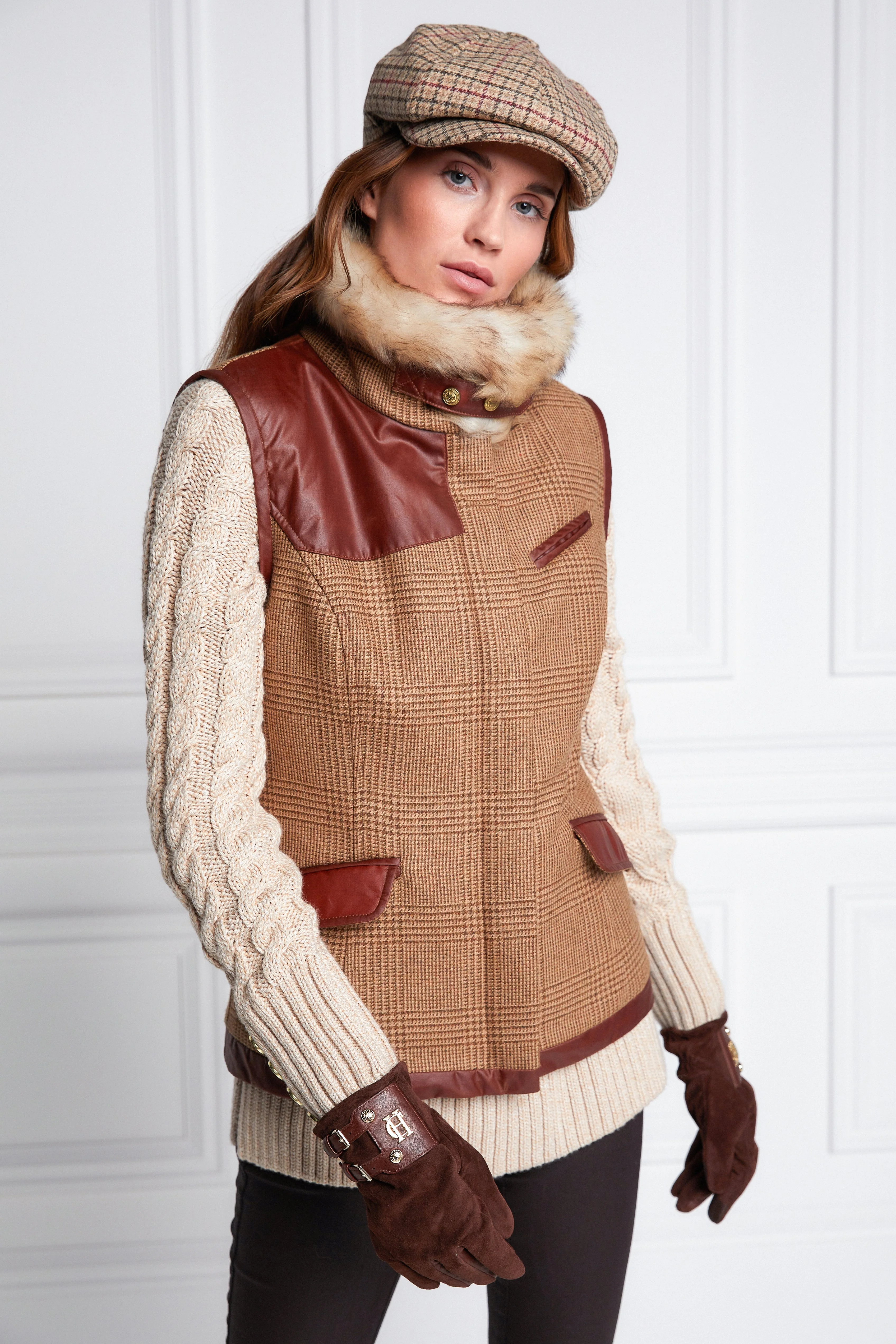 Aviator Gilet (Tawny) - Image 18