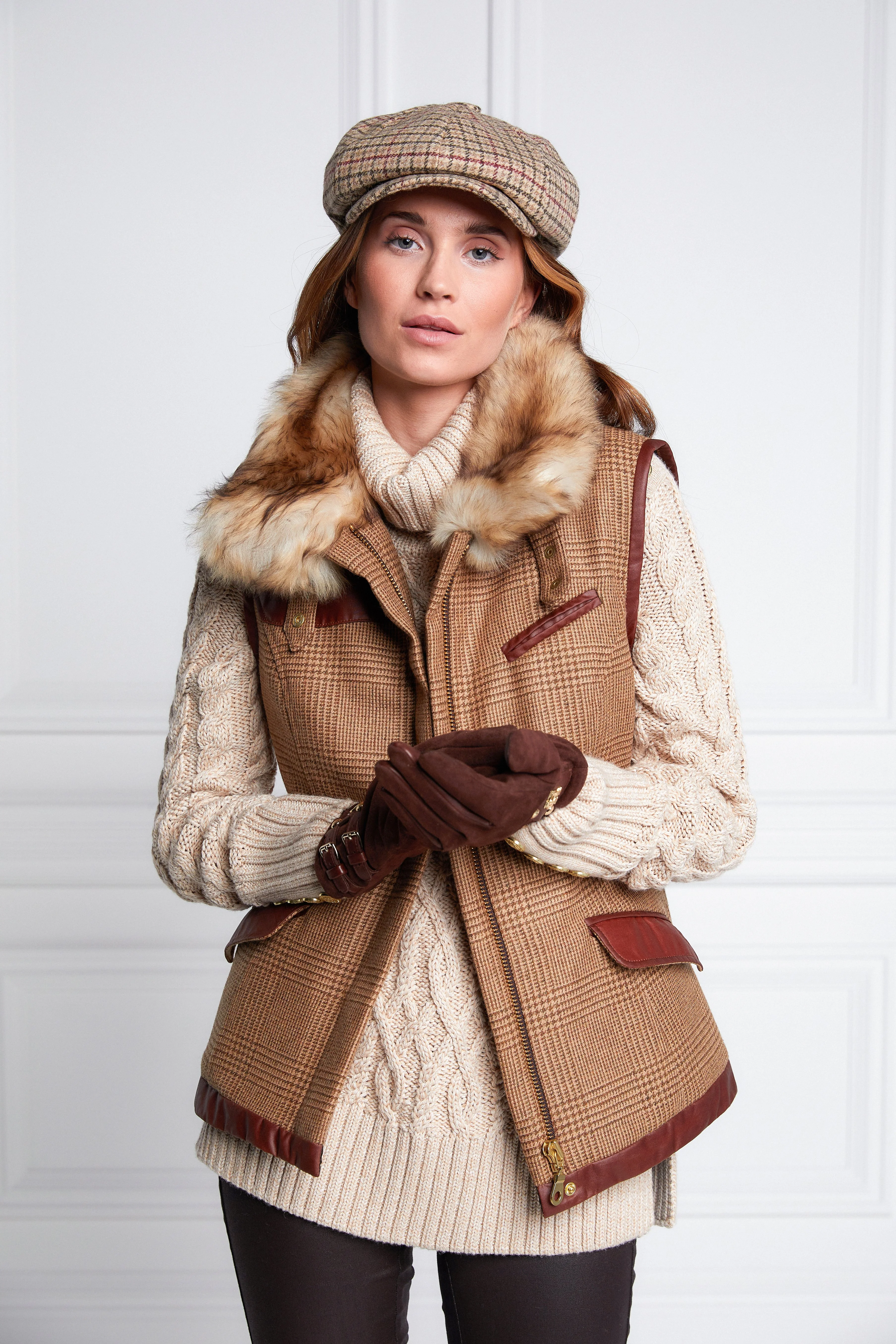 Aviator Gilet (Tawny) - Image 7