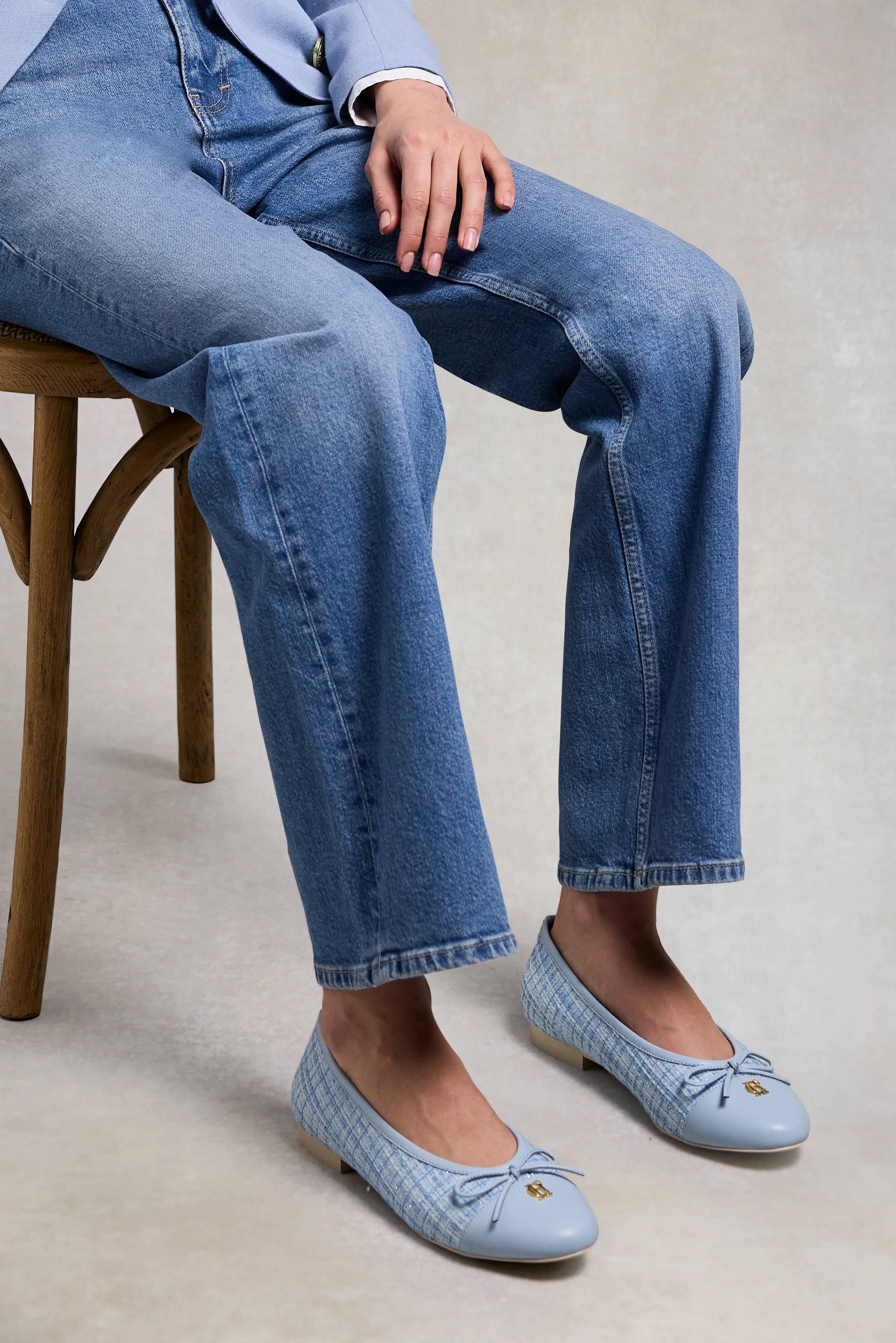Ballet Shoe (Ice Blue Boucle) - Image 2
