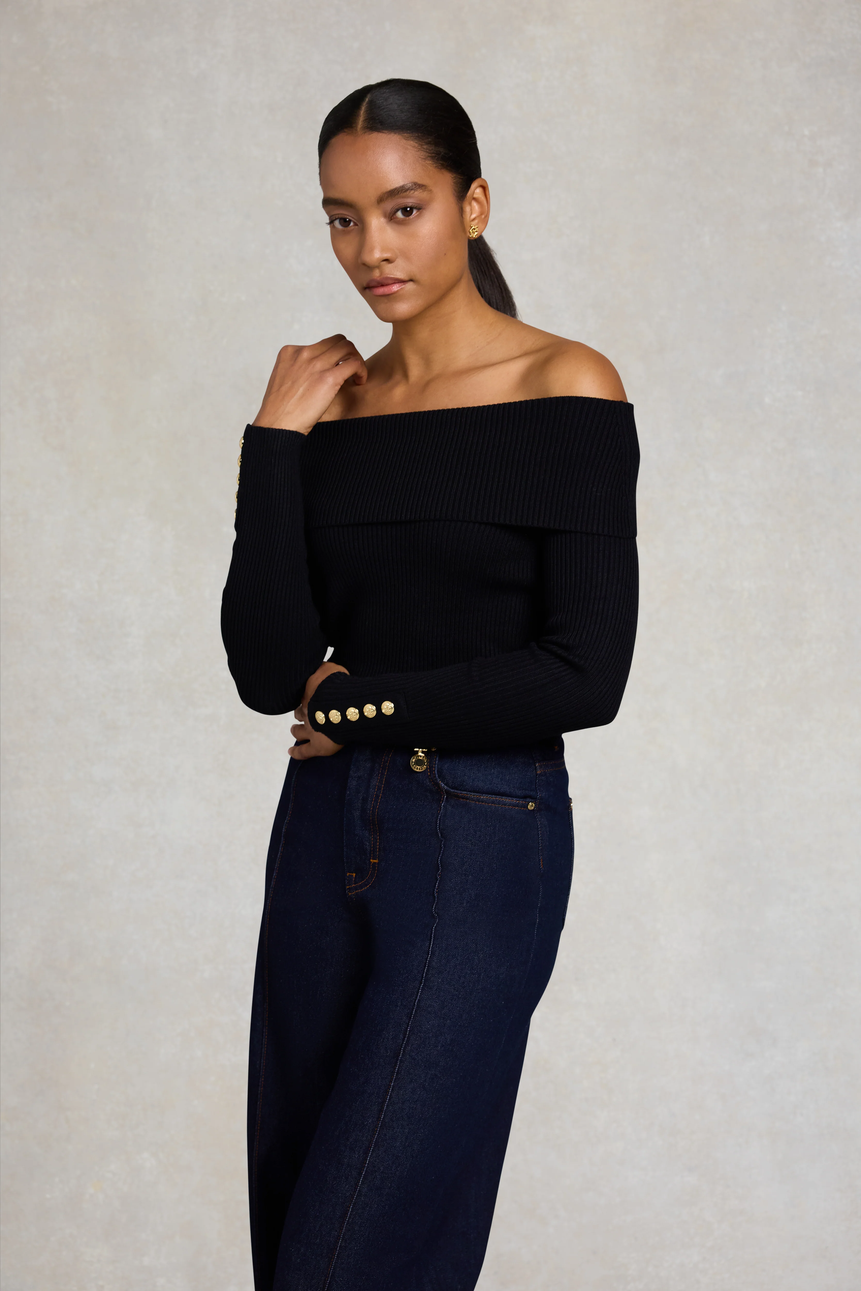 Bardot Knit (Black)