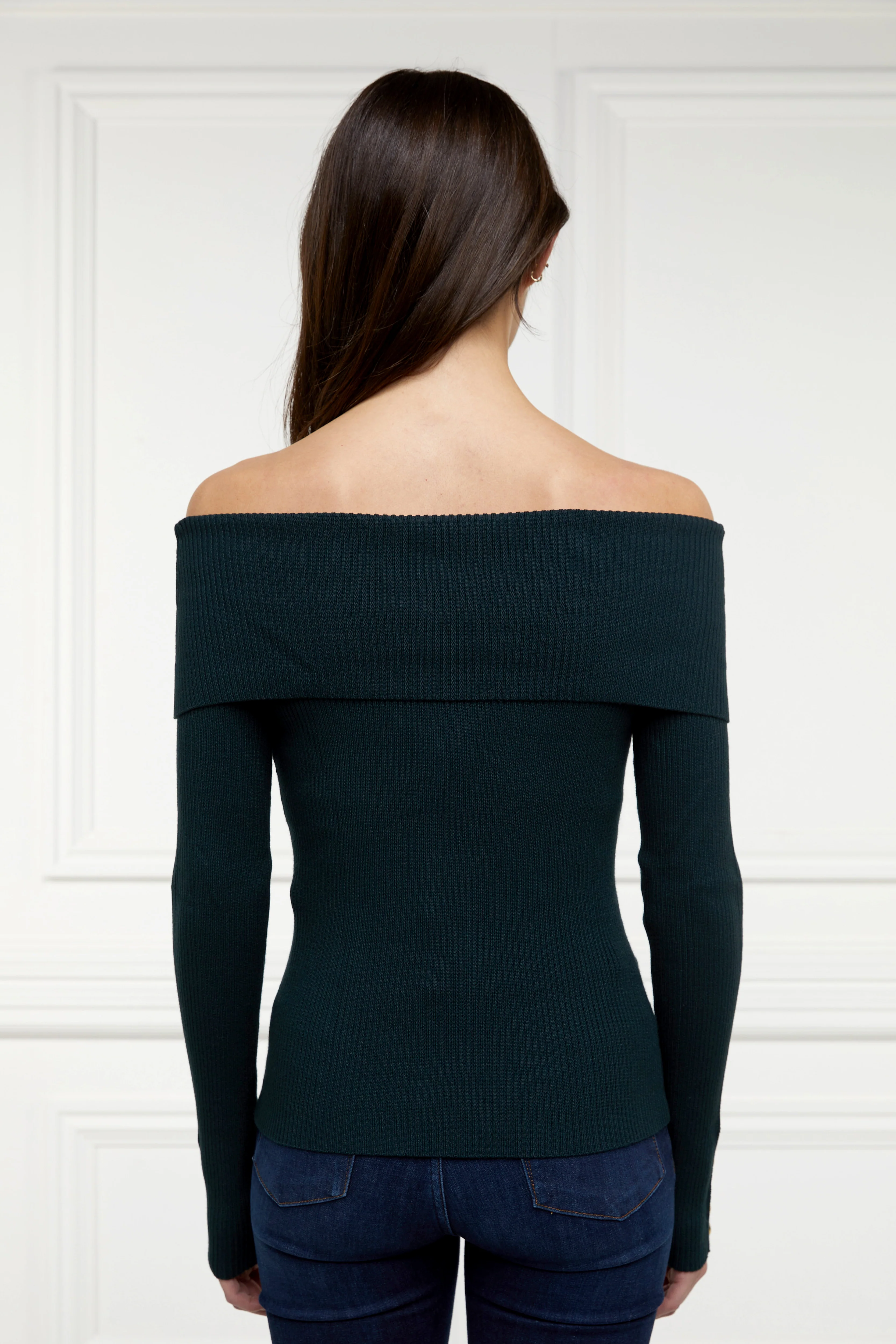 Bardot Knit (Deep Emerald) - Image 6