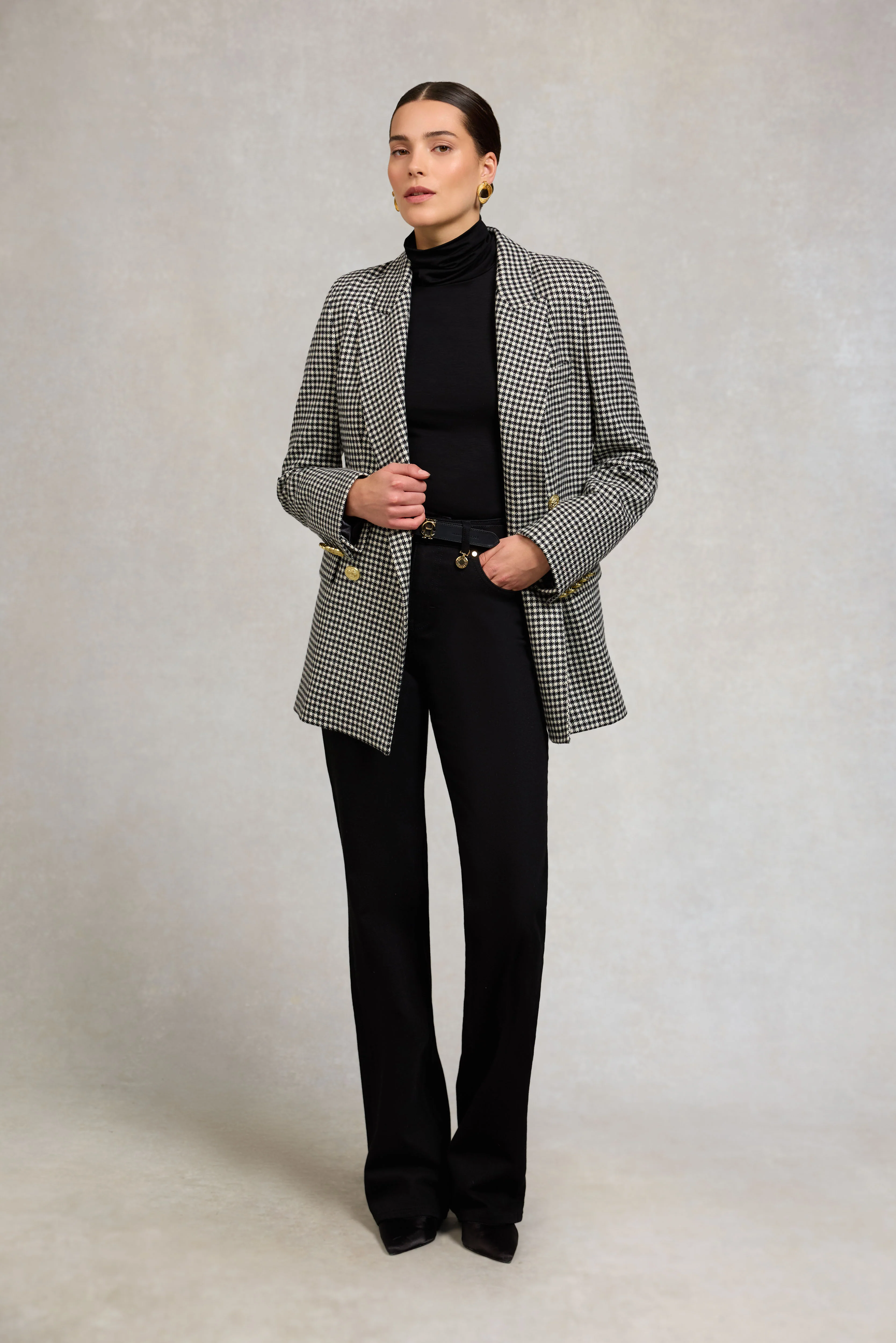 Belgravia Blazer (Black & White Puppy Tooth) - Image 3