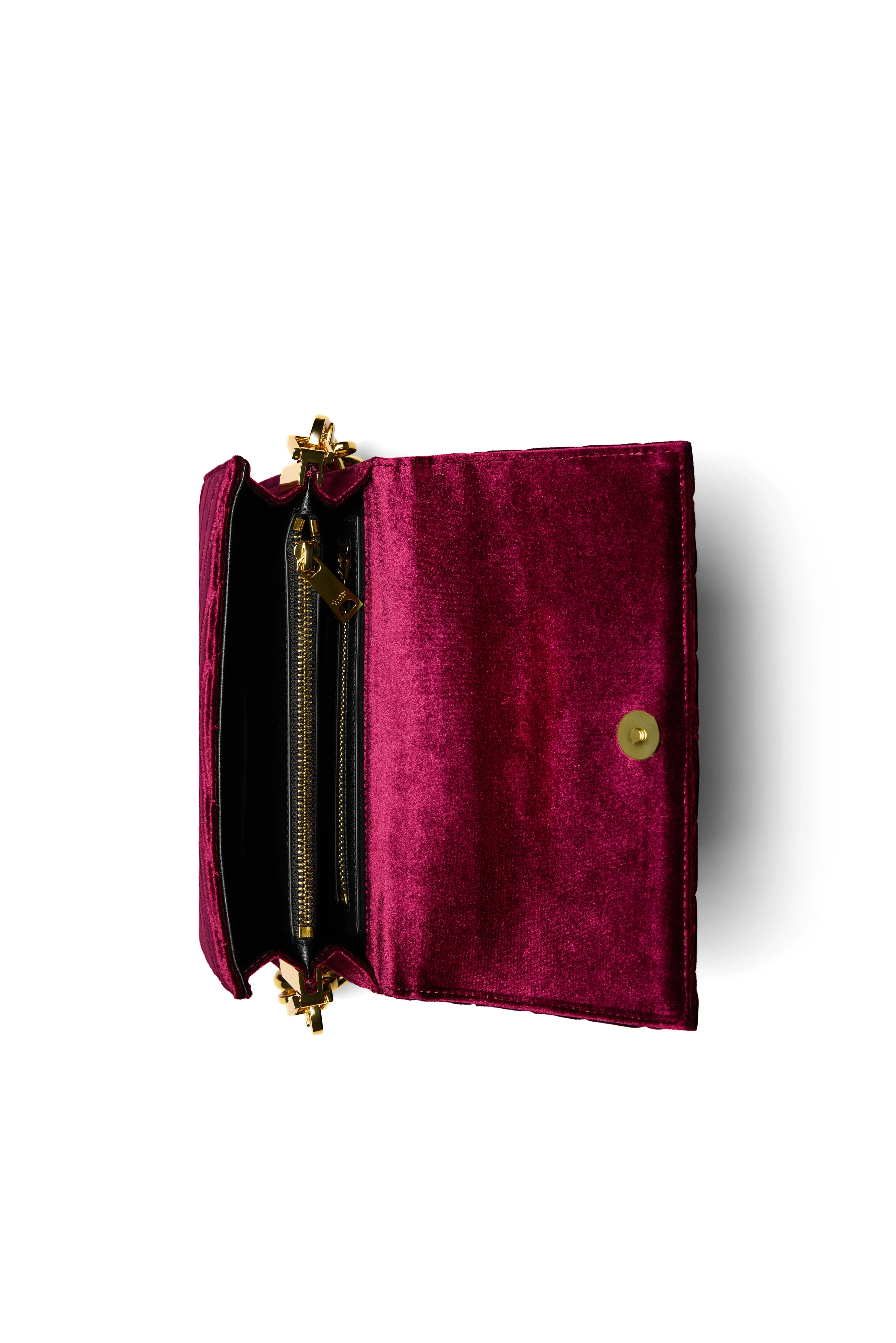 Belgravia Clutch Bag (Merlot Velvet) - Image 7