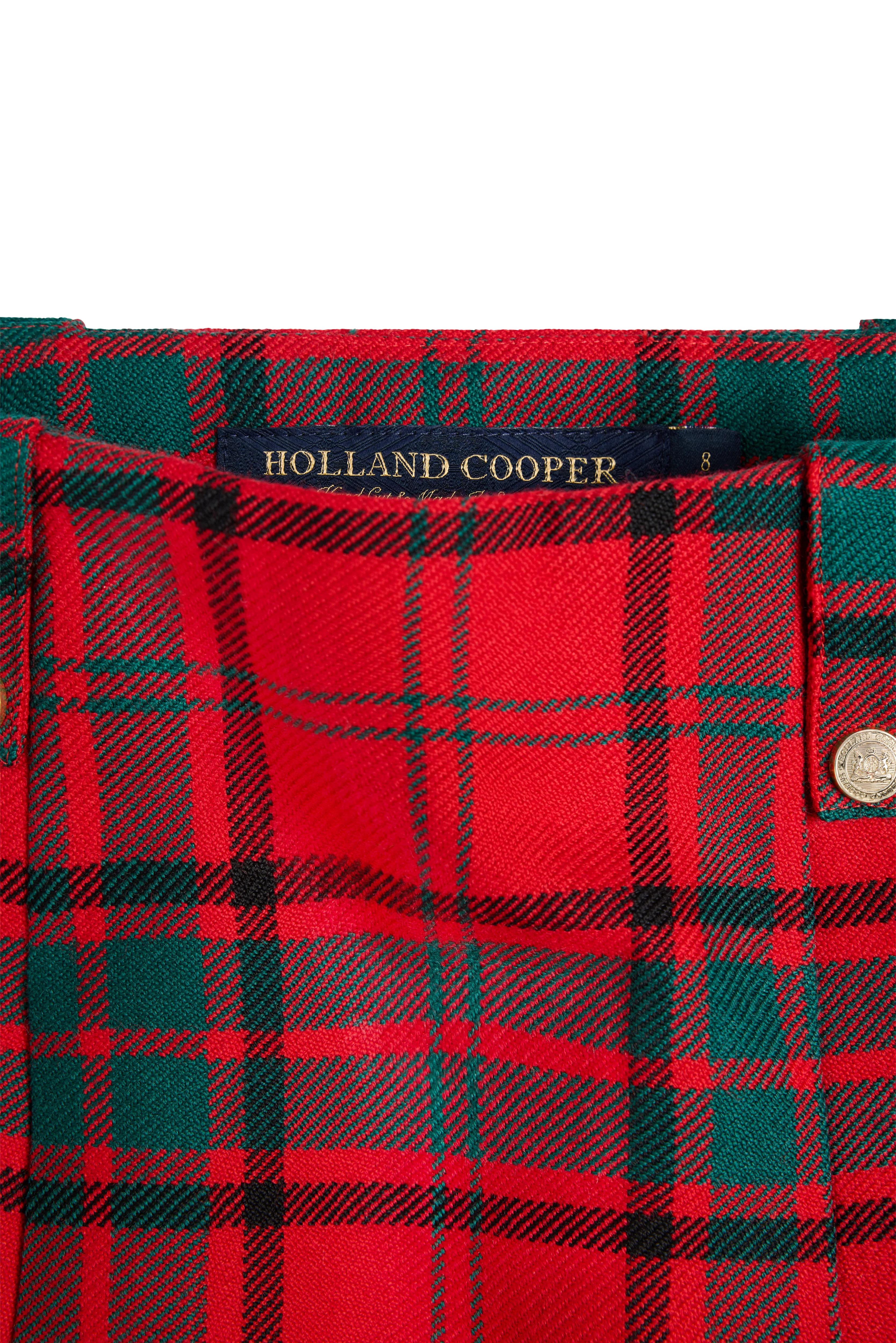 Belgravia Mini Skirt (Red Tartan) - Image 6