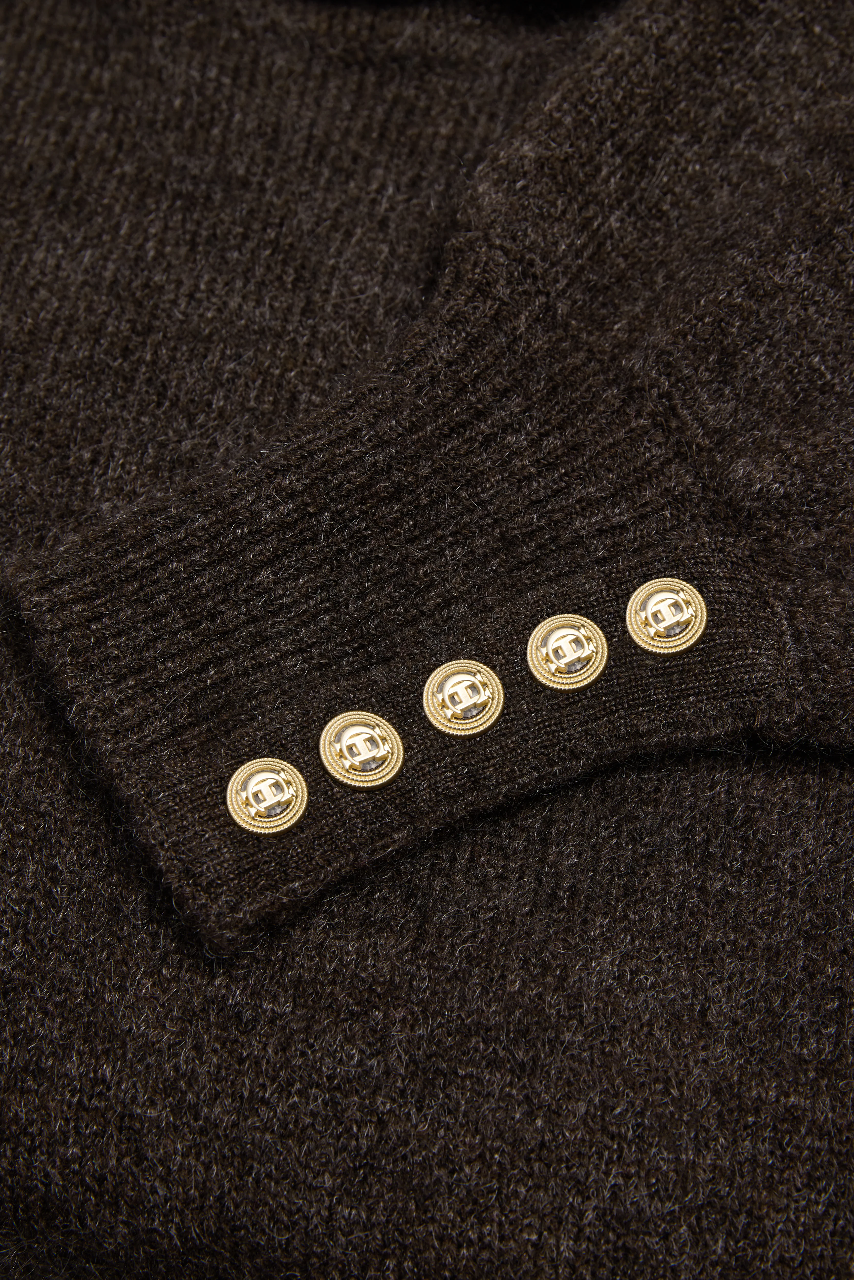 Berkeley Roll Neck Dress (Chocolate) - Image 10