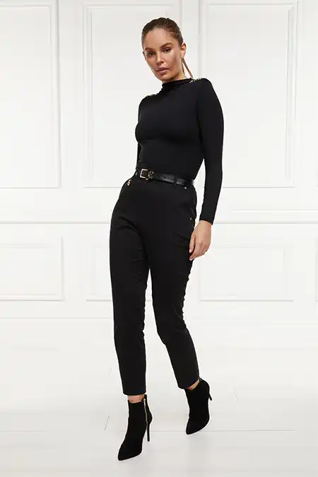 Bexley Cigarette Trouser (Black) - Image 5