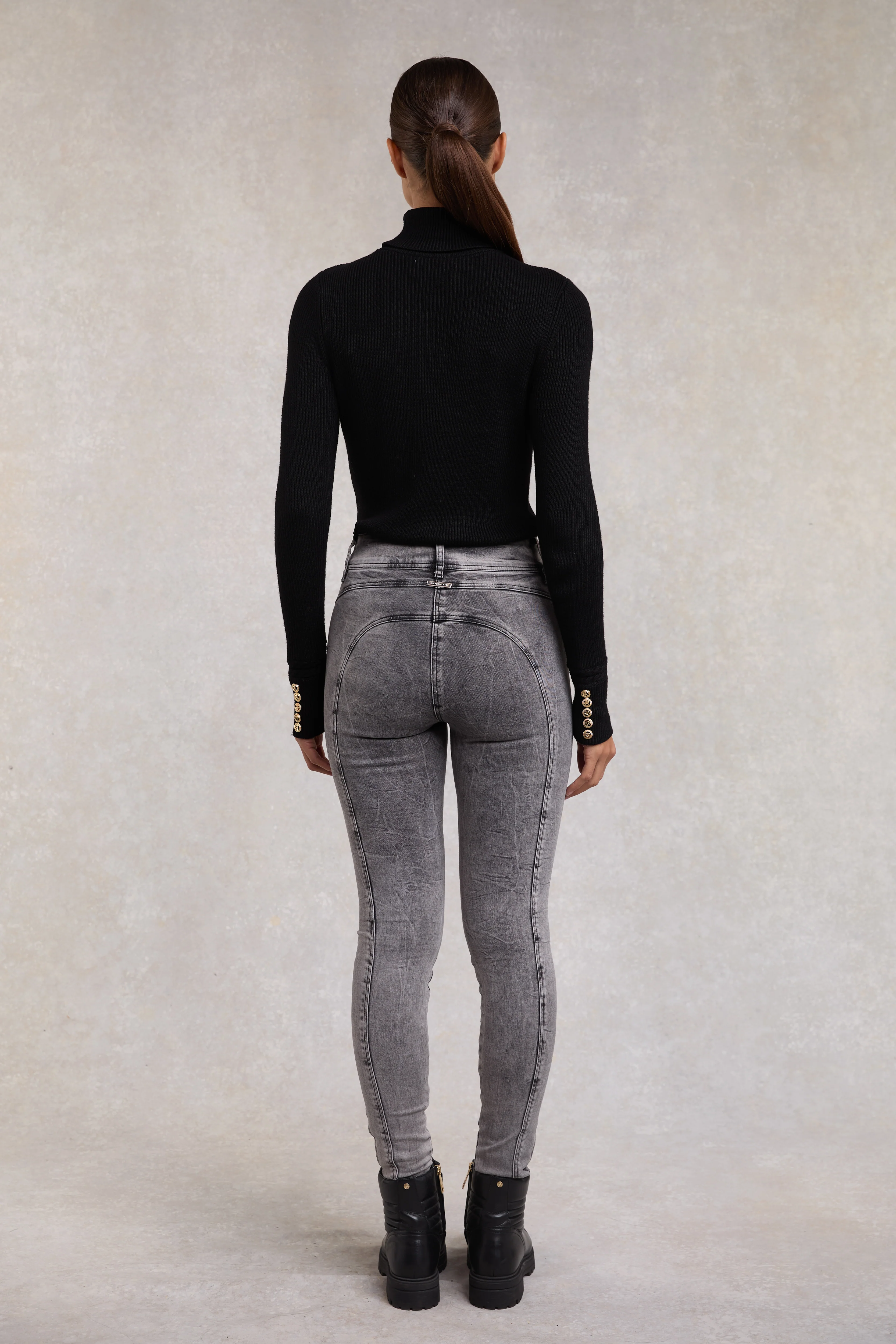 Biker Jean (Ash Grey) - Image 3