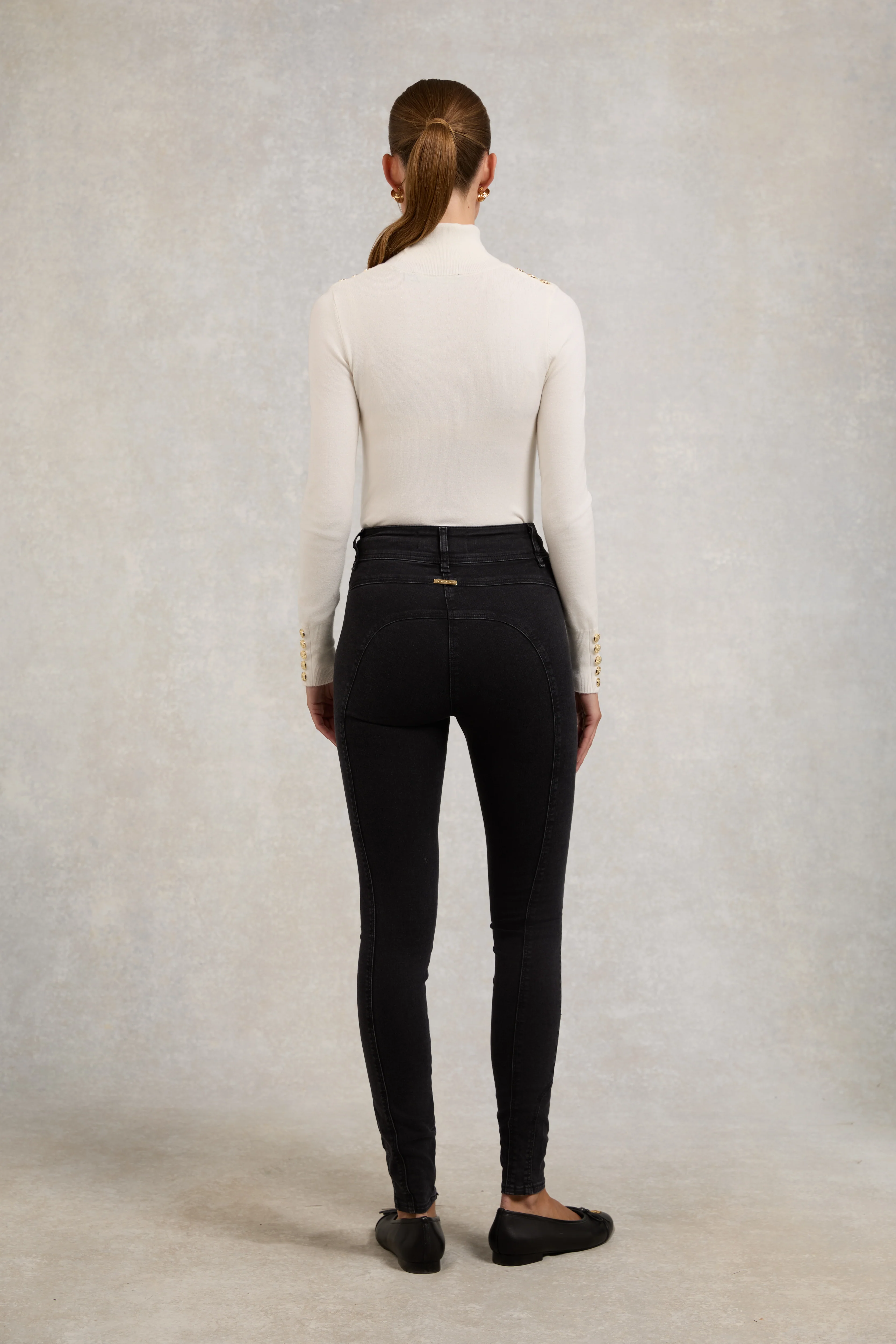Biker Jean (Washed Black) - Image 5