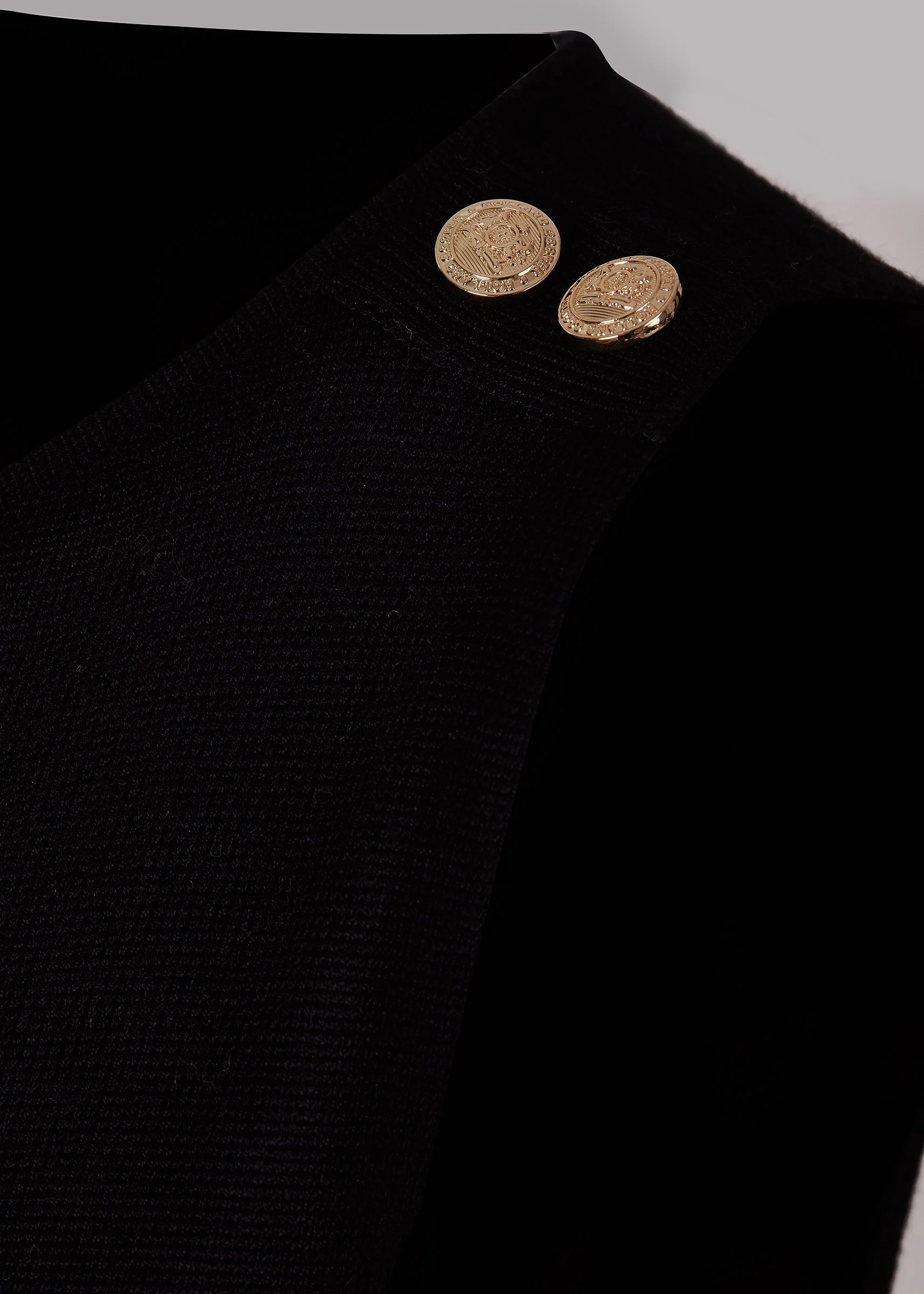 Boat Neck Vest (Black) - Image 6