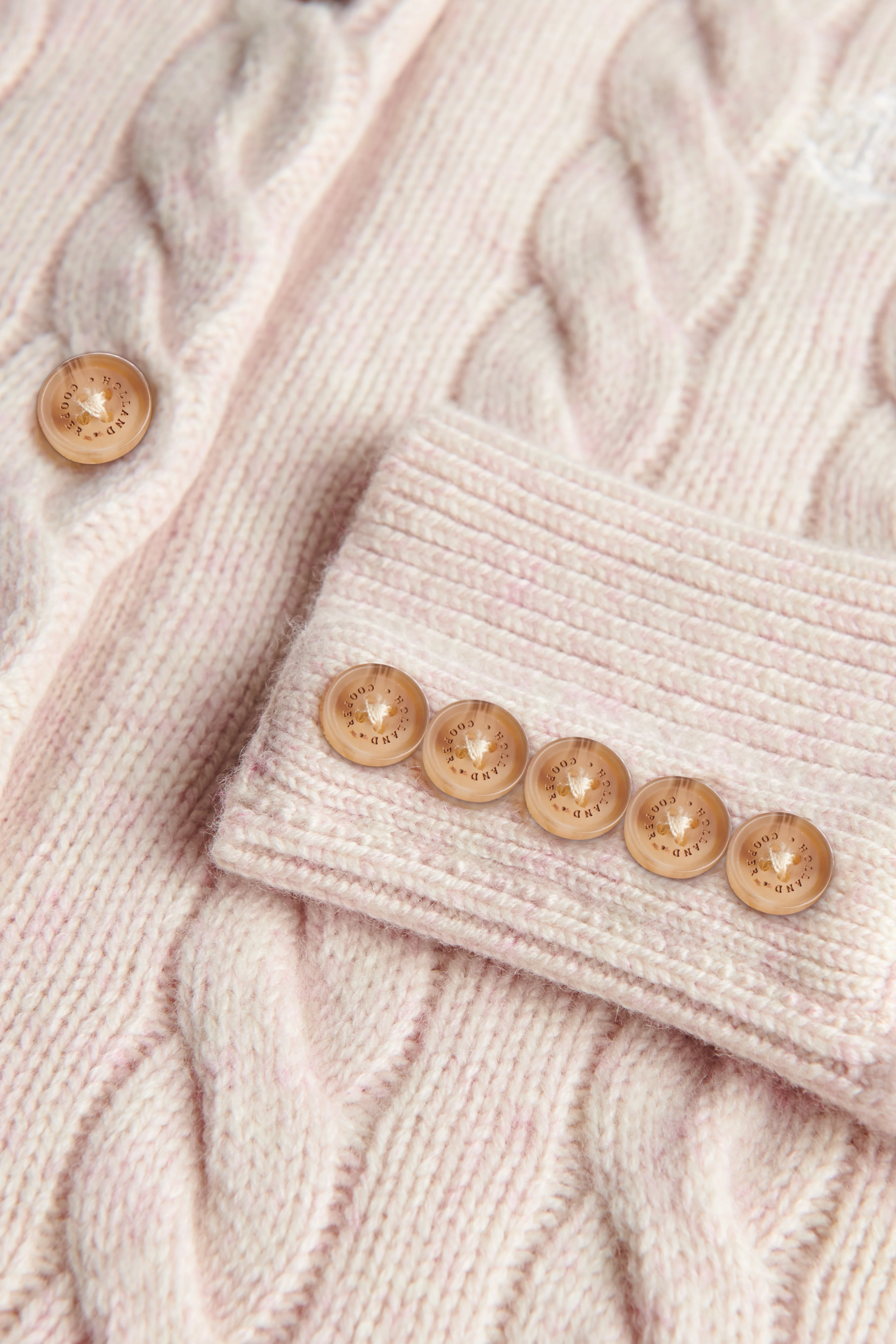 Bourton Cardigan (Palest Pink) - Image 7