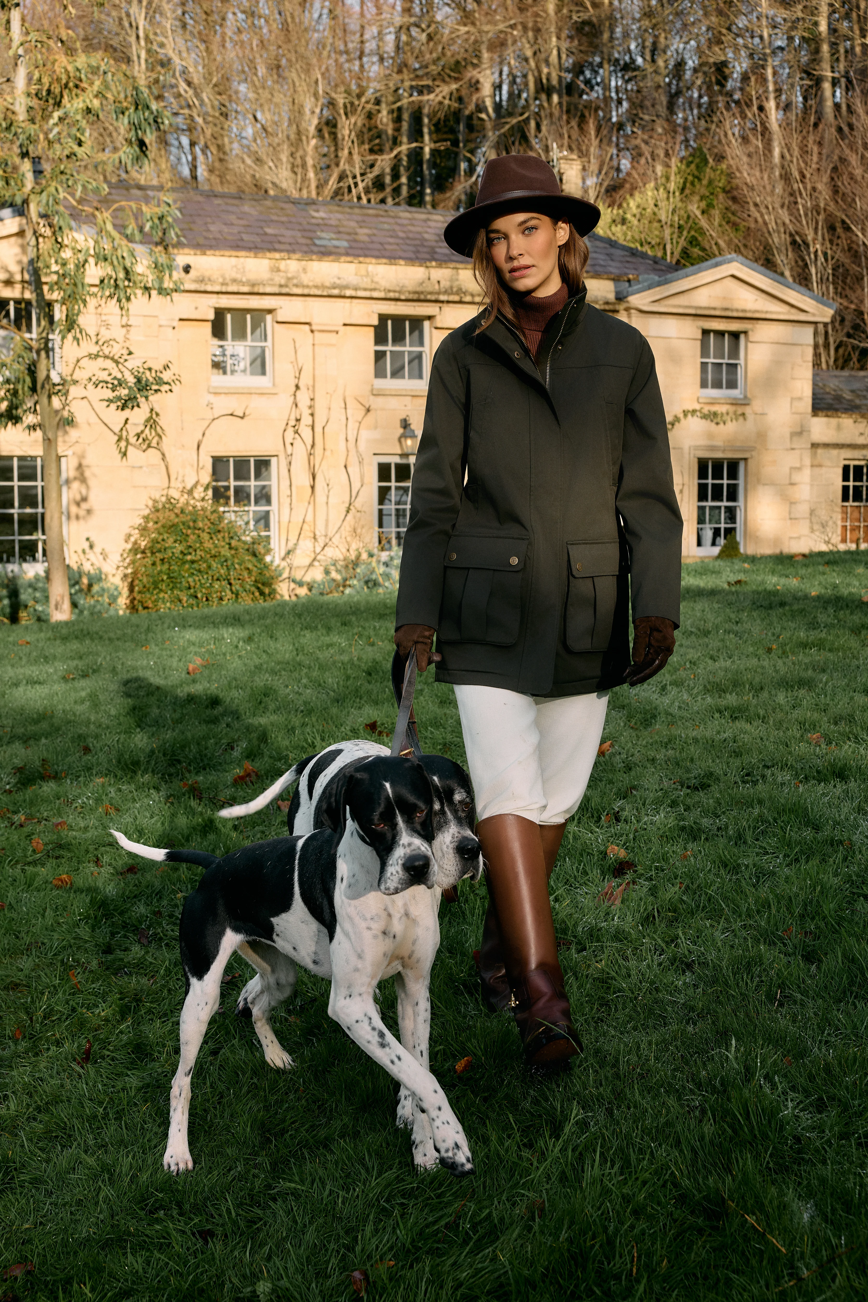 Bramwell Waterproof Country Coat (Khaki) - Image 2