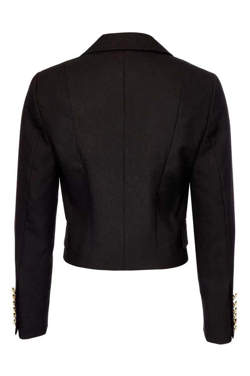 Brompton Jacket (Black Barathea) - Image 9