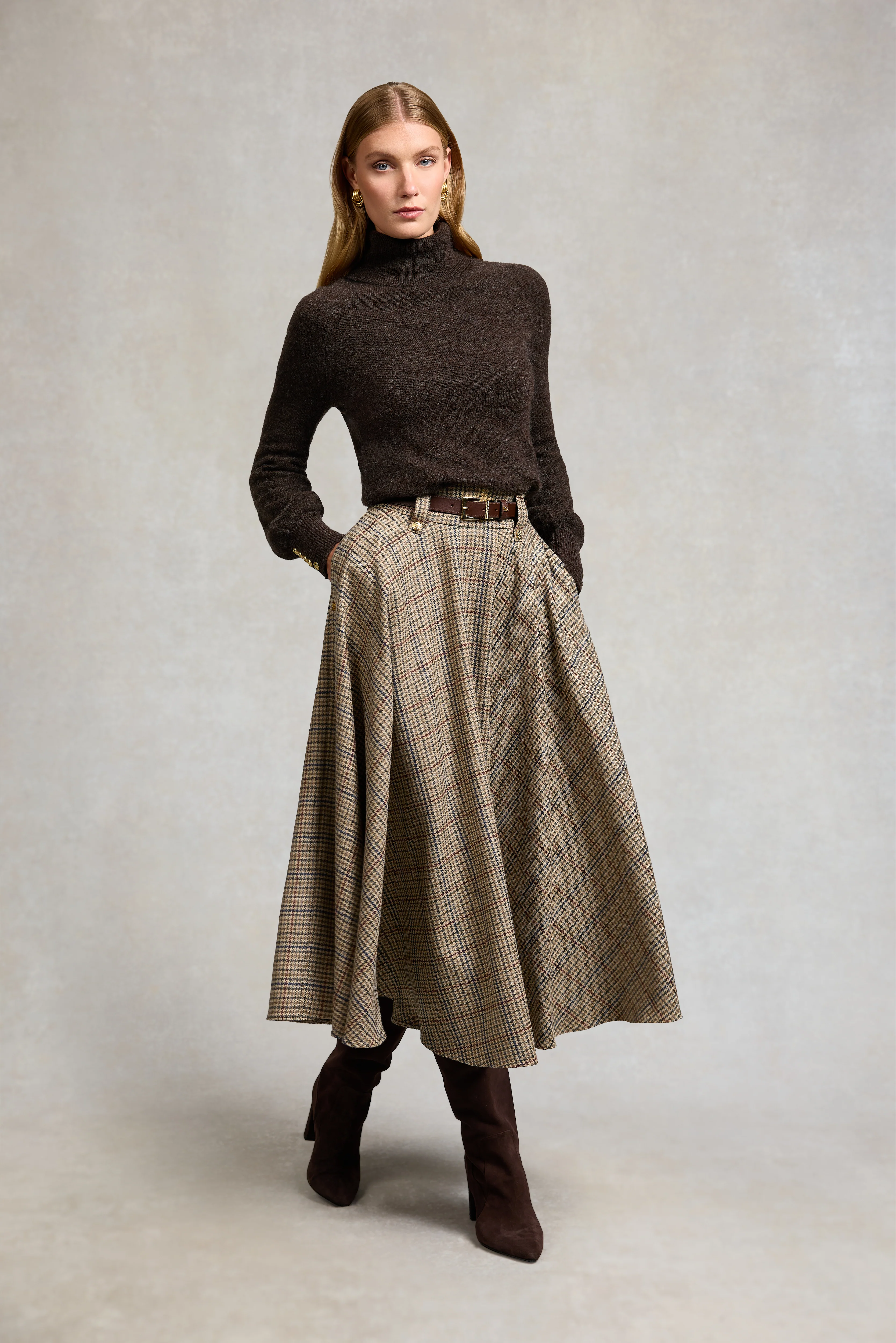 Buckingham Slim Belt (Tan Chocolate) - Image 3