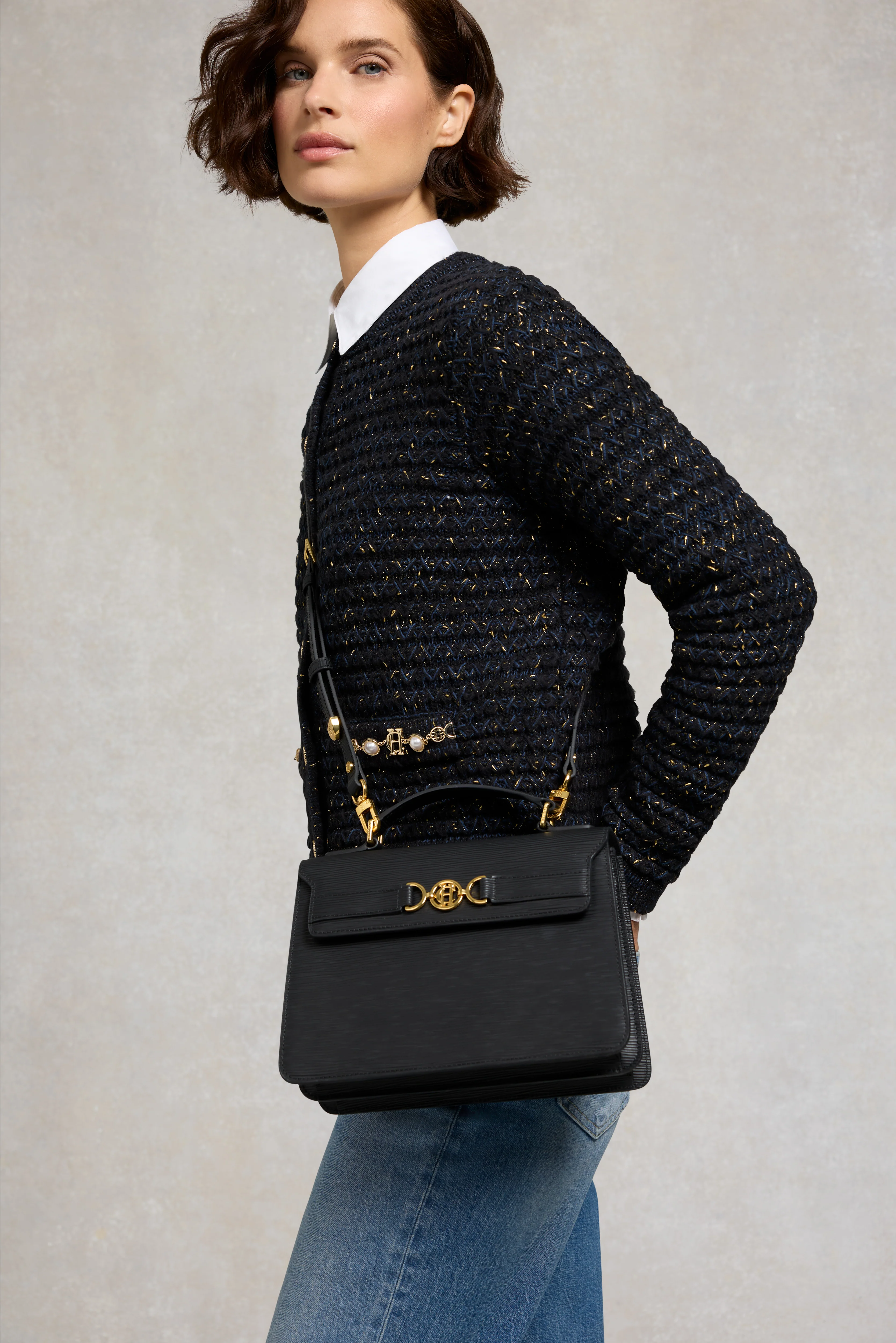 Cambridge Bag (Textured Black) - Image 3