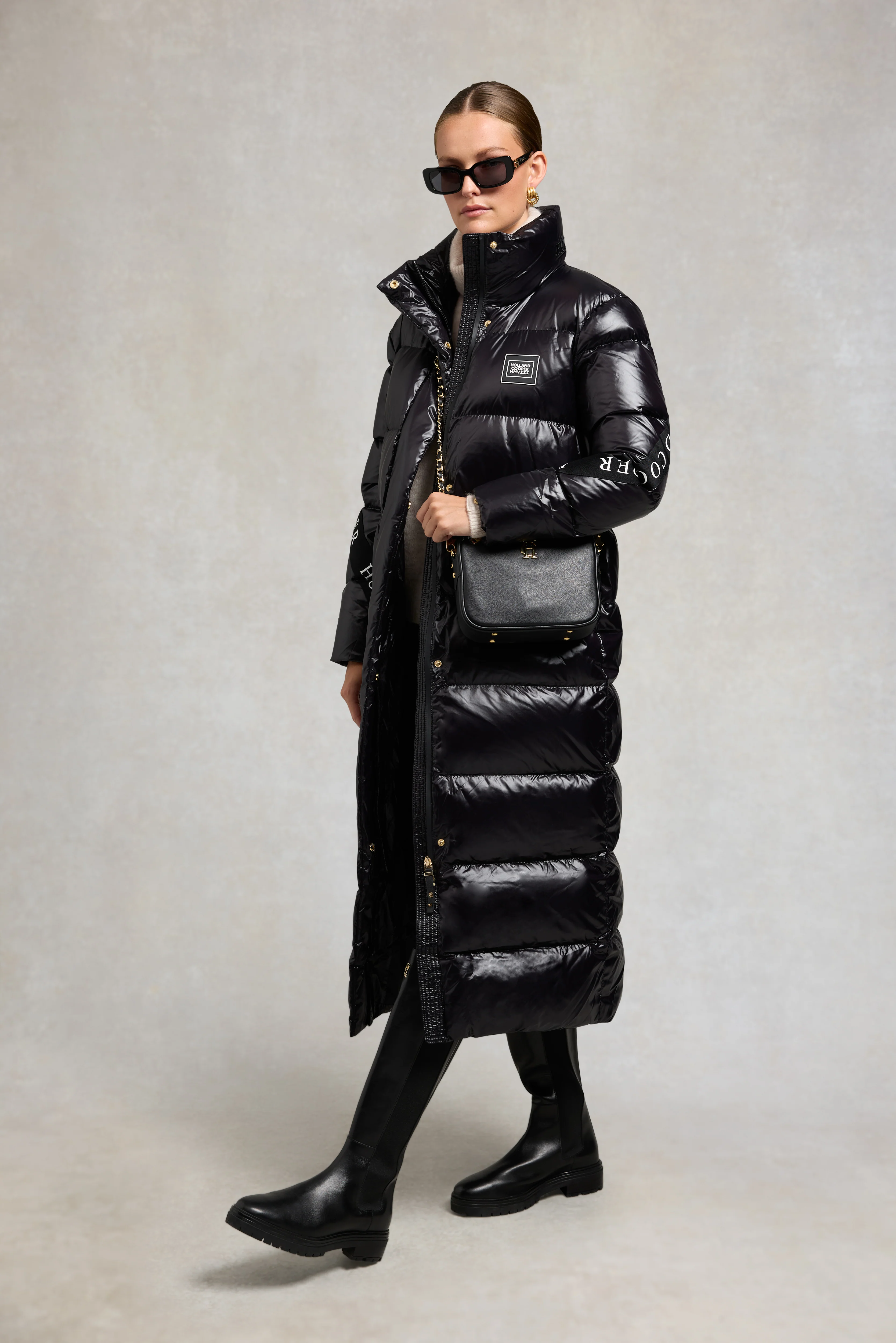 Camden Longline Coat (Black) - Image 3
