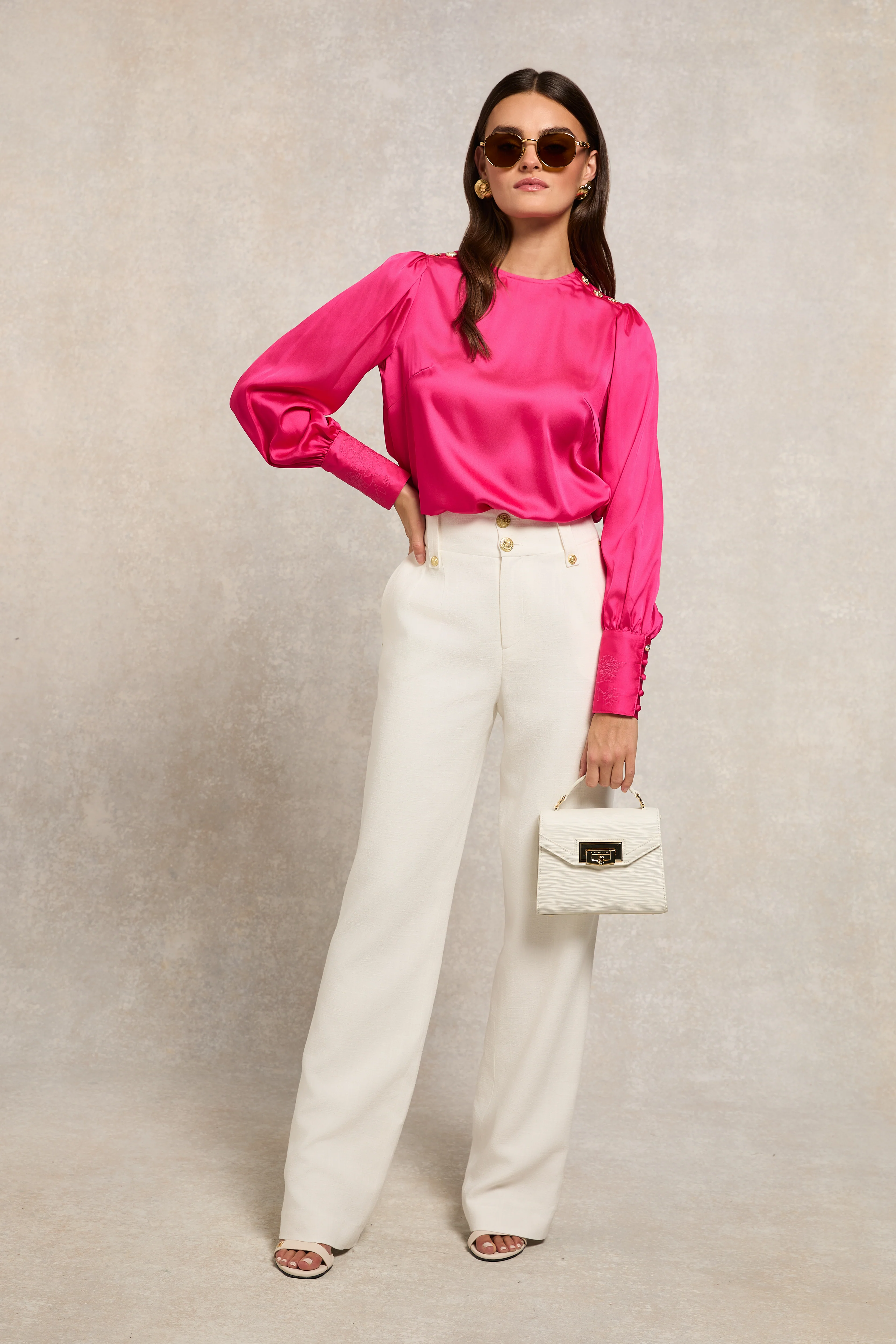 Carmen Blouse (Hot Pink) - Image 3