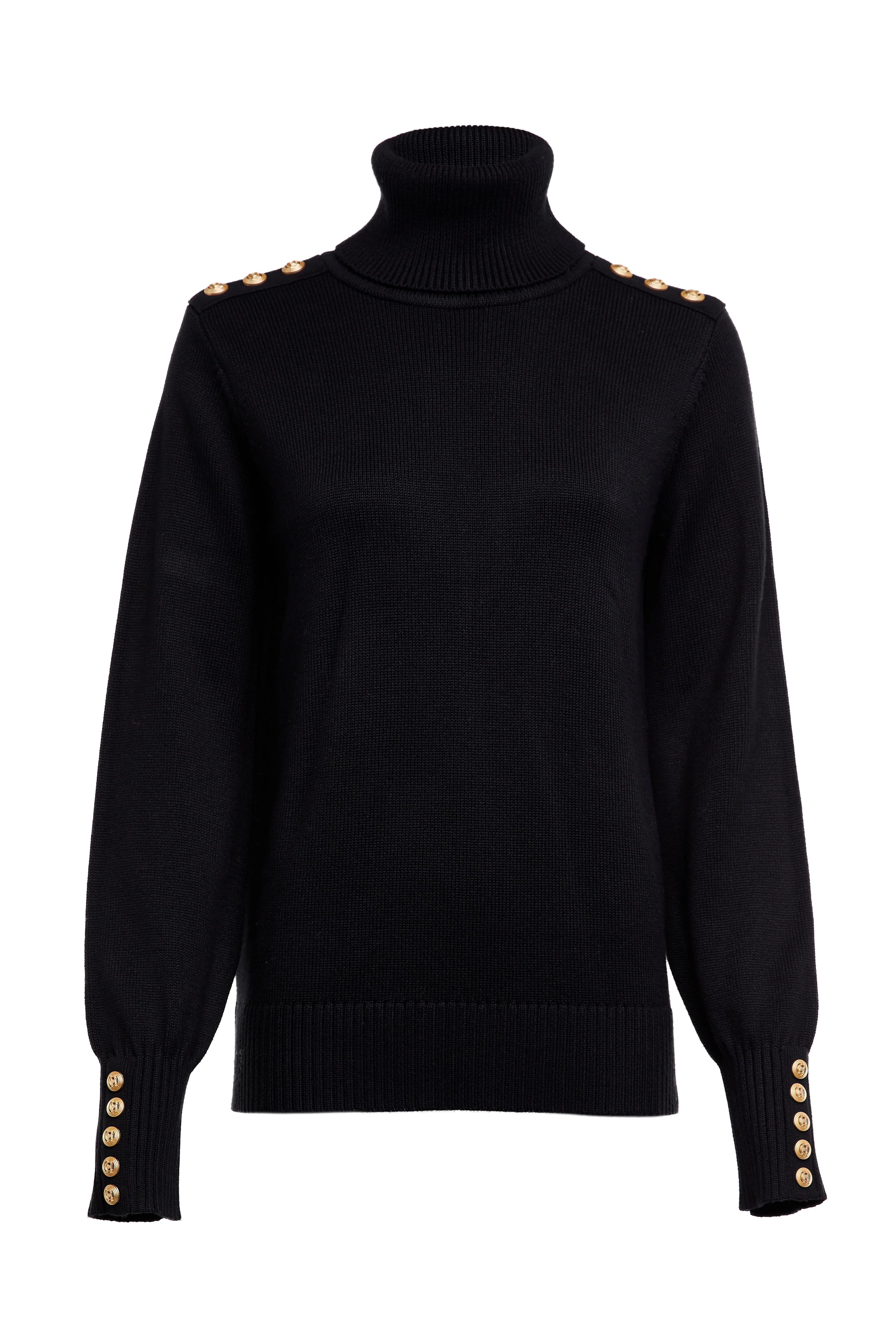Chamonix Roll Neck Knit (Black) - Image 4