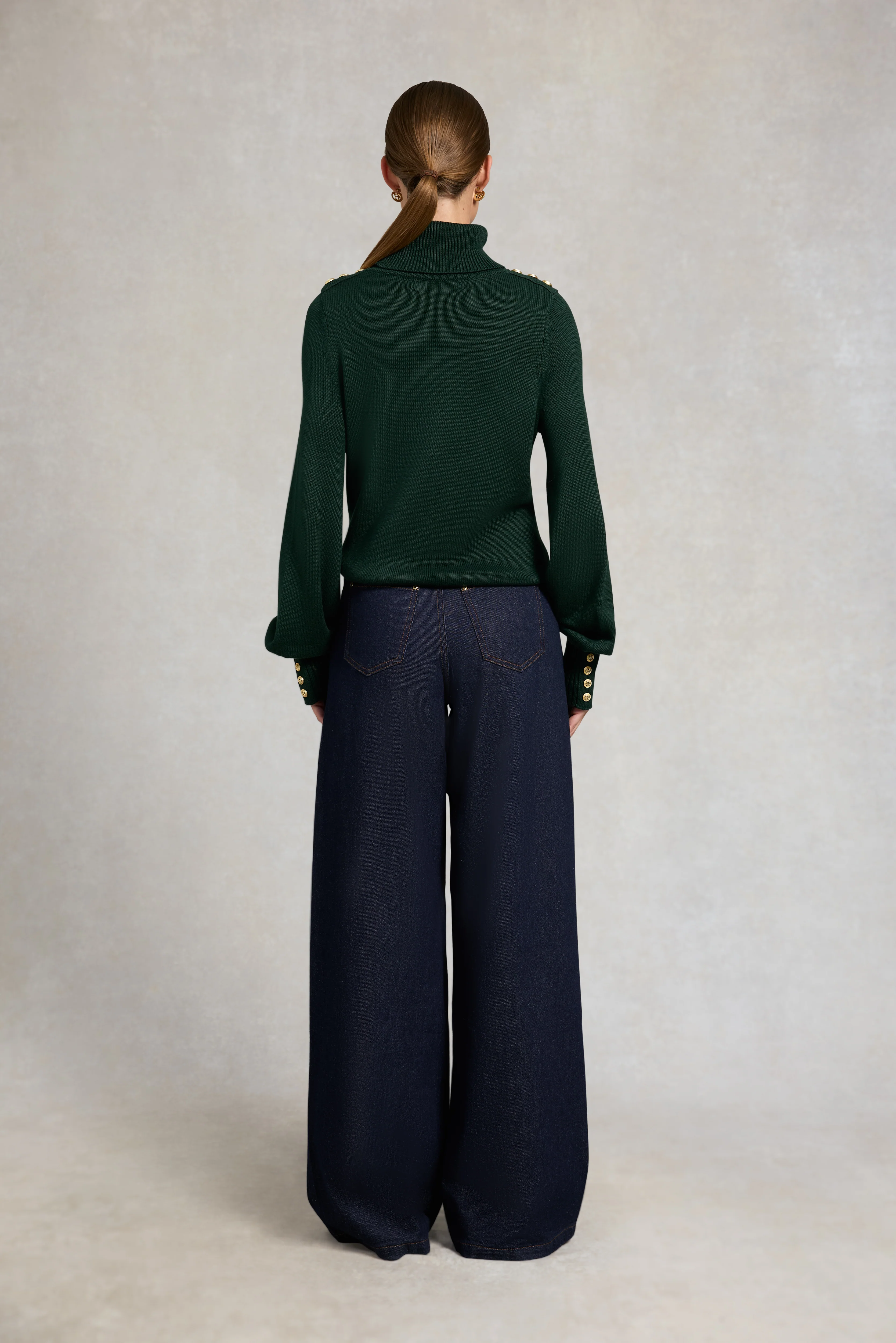 Chamonix Roll Neck Knit (Emerald) - Image 5