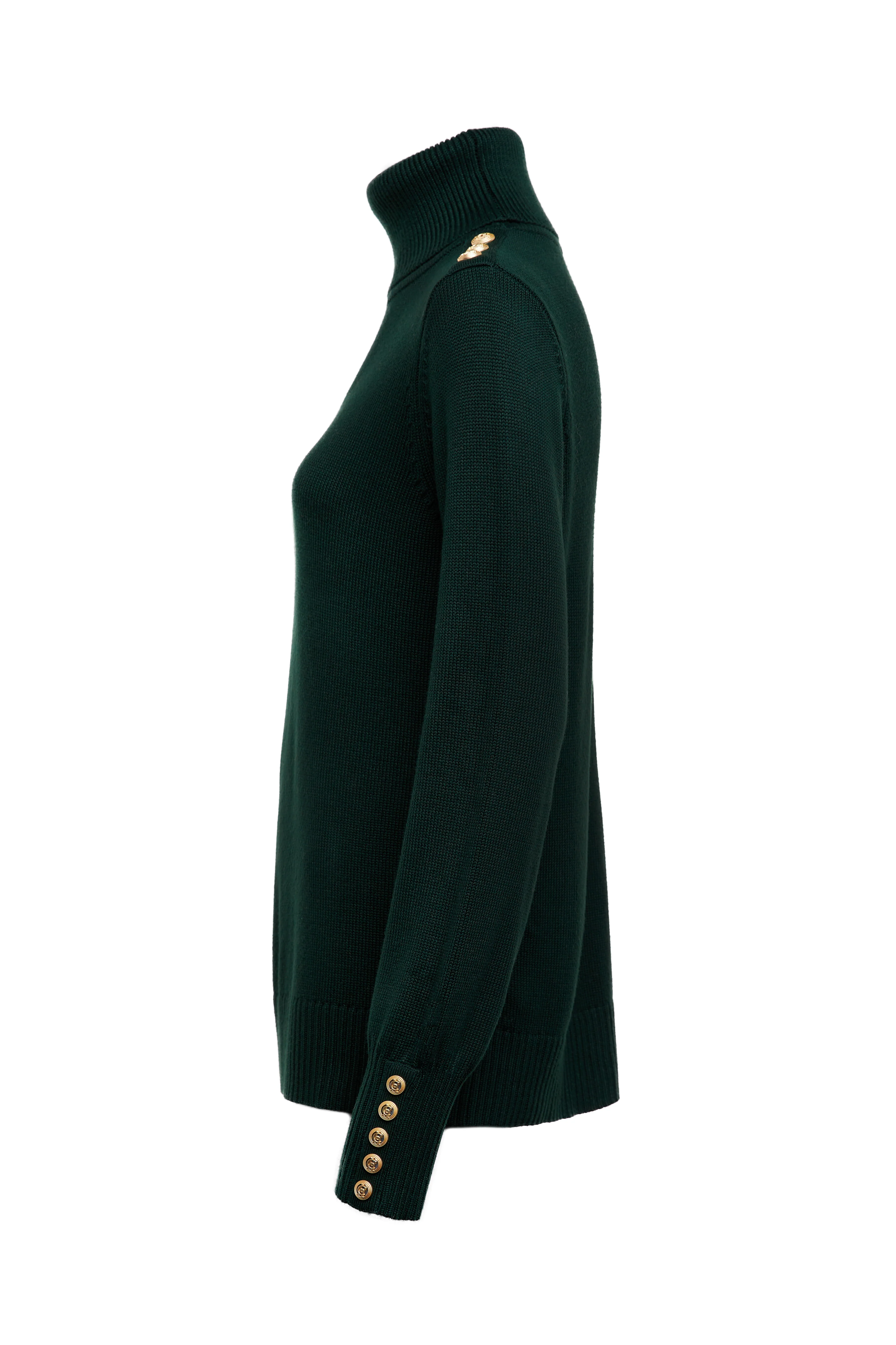 Chamonix Roll Neck Knit (Emerald) - Image 7