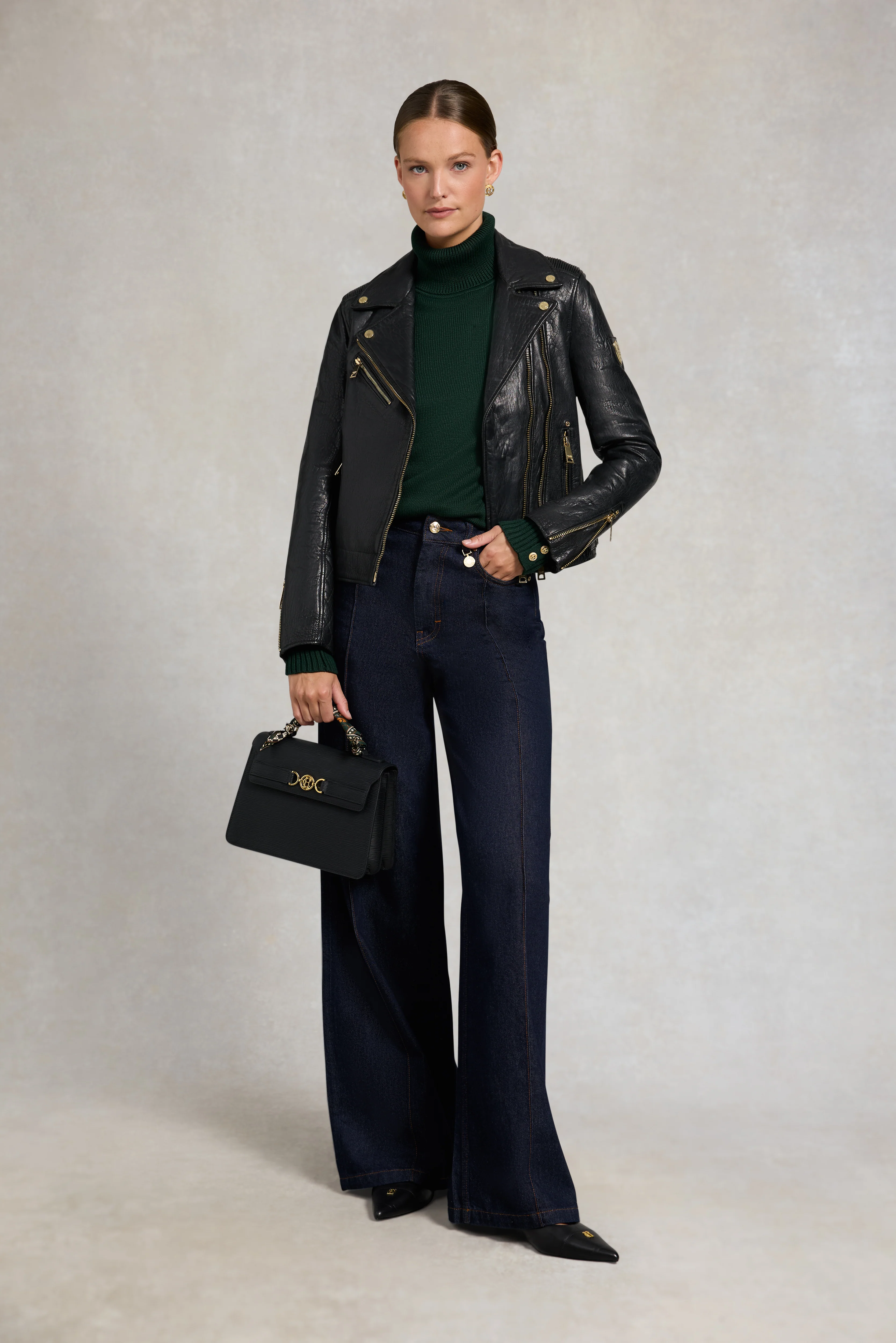 Chamonix Roll Neck Knit (Emerald) - Image 8