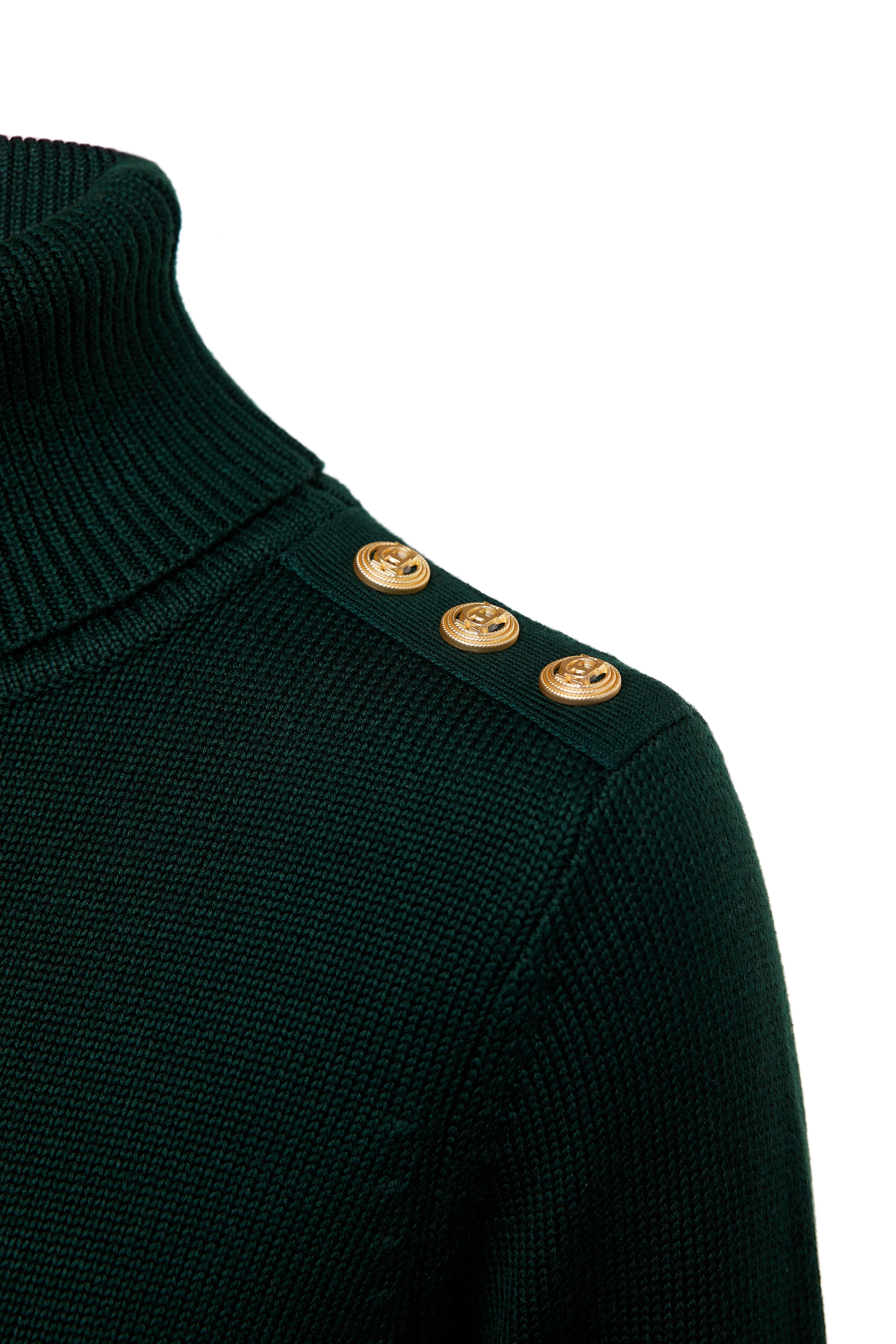 Chamonix Roll Neck Knit (Emerald) - Image 9