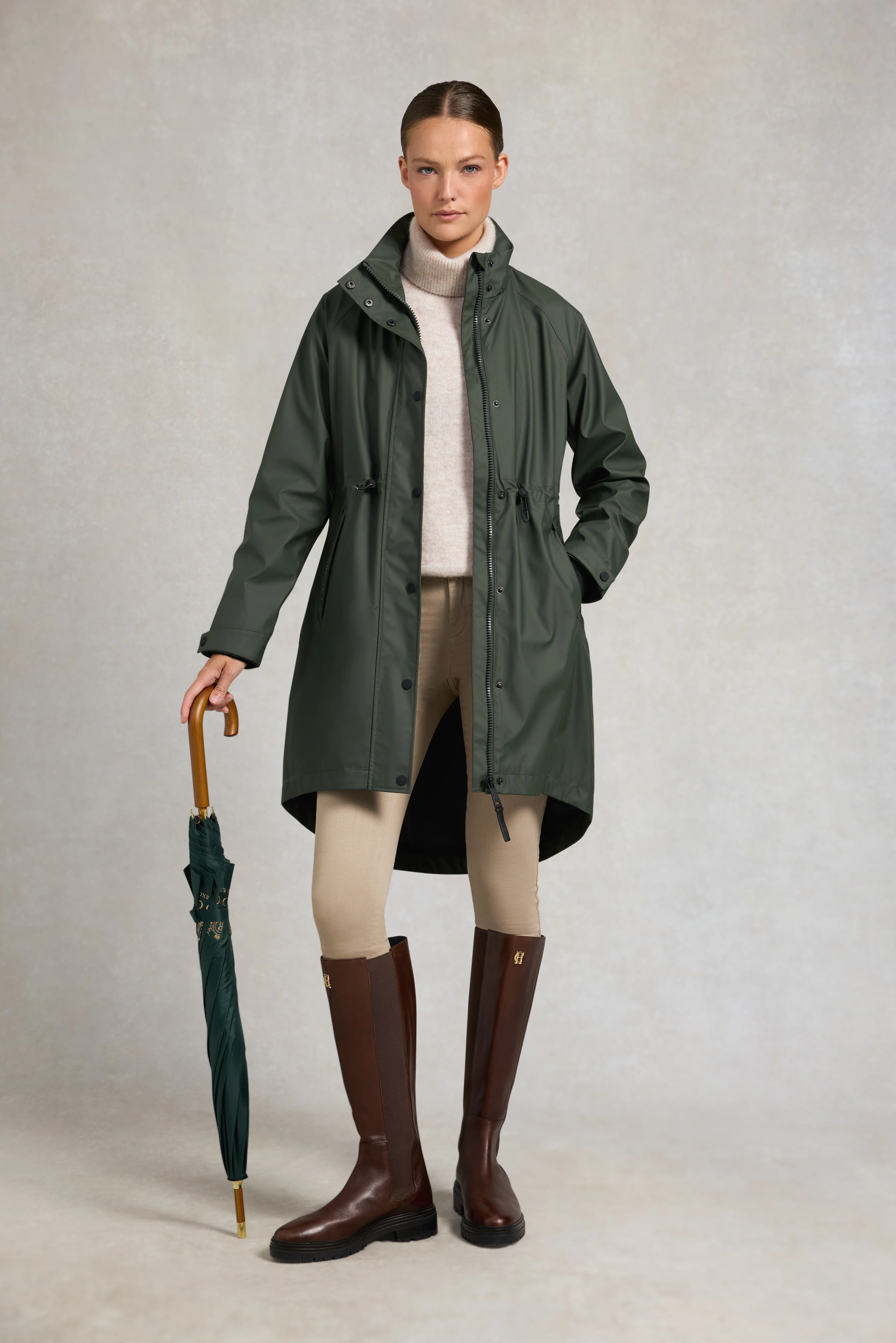 Chartwell Rain Parka (Evergreen) - Image 2