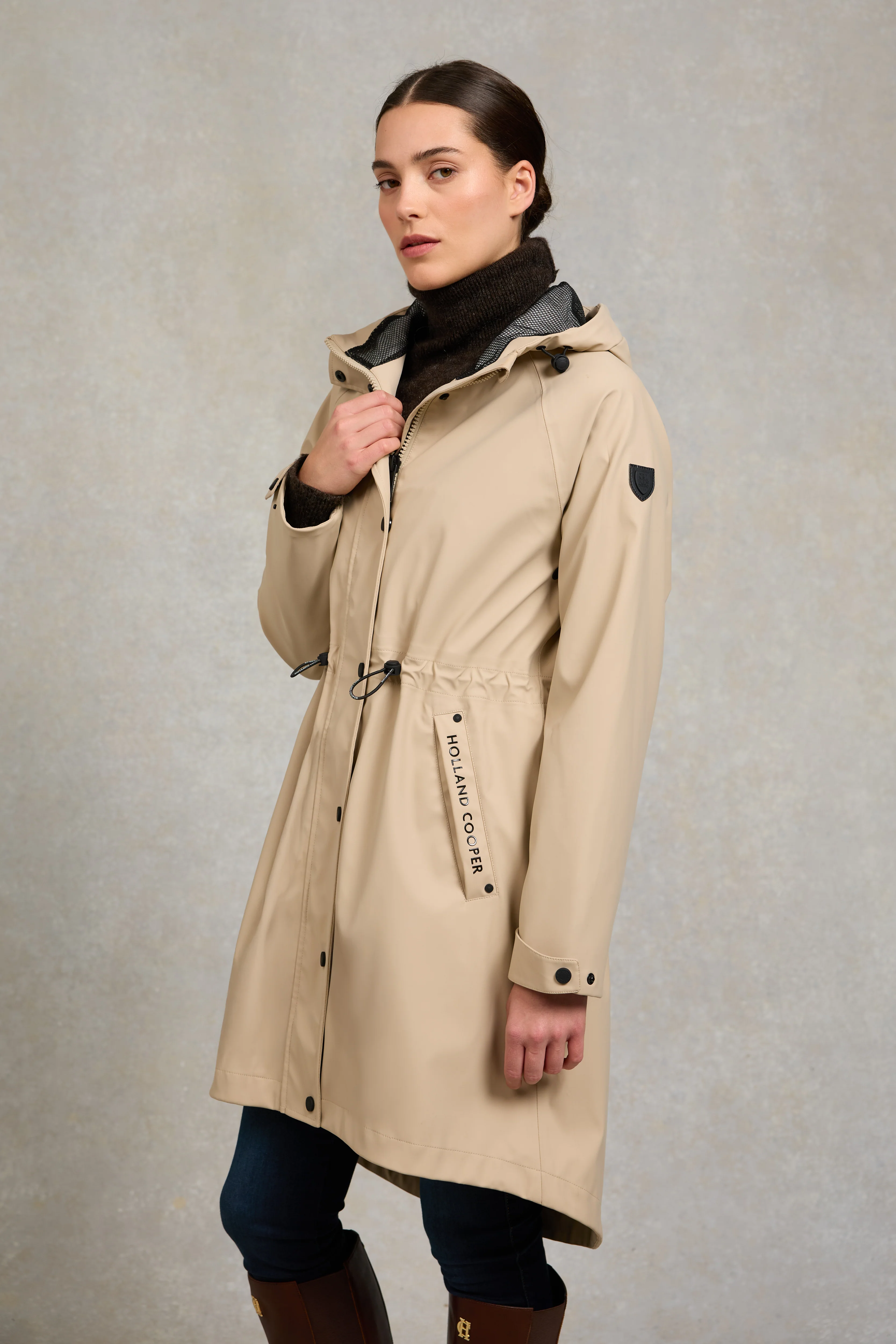 Chartwell Rain Parka (Stone) - Image 2