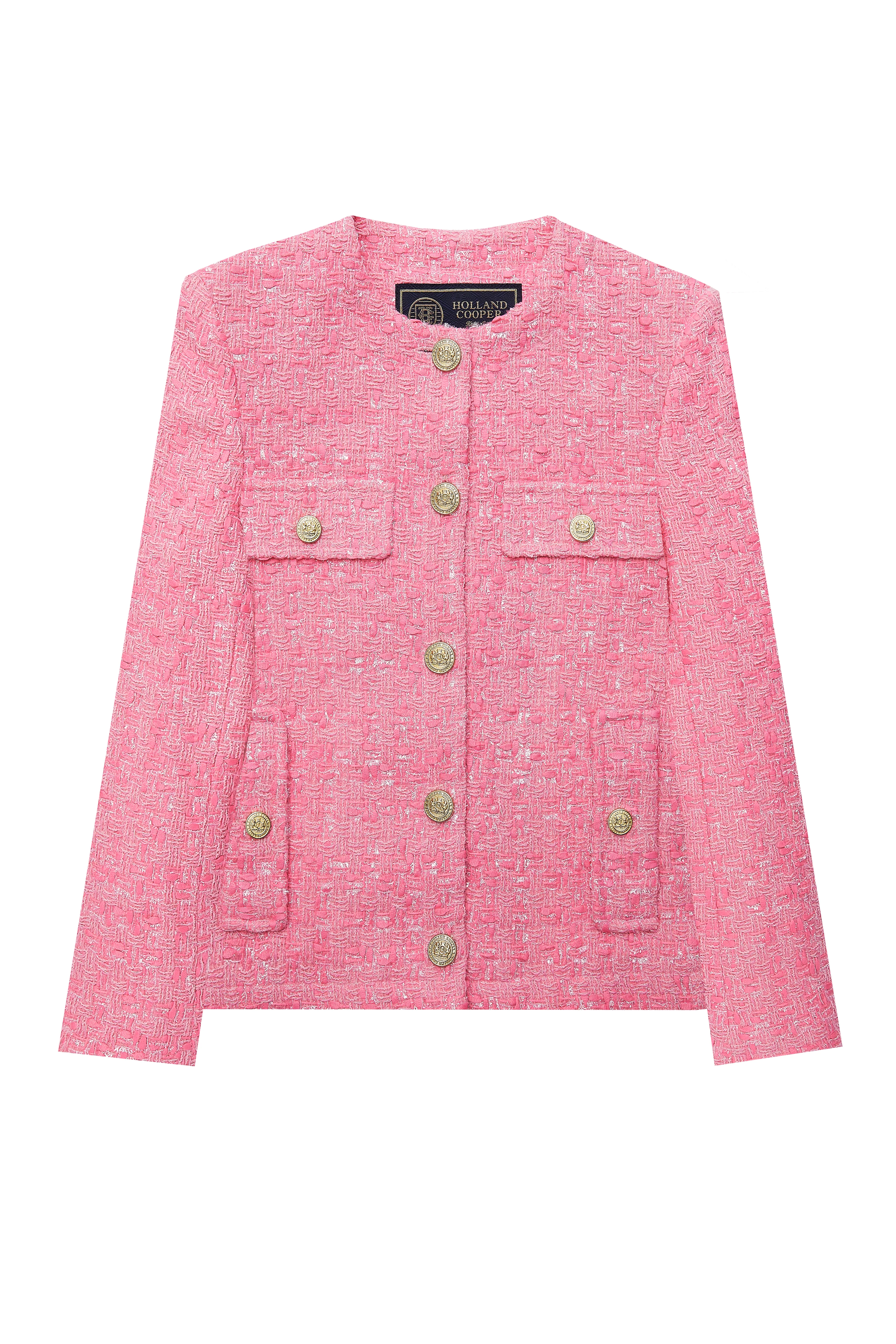 Chelsea Jacket (Pop Pink Boucle) - Image 4