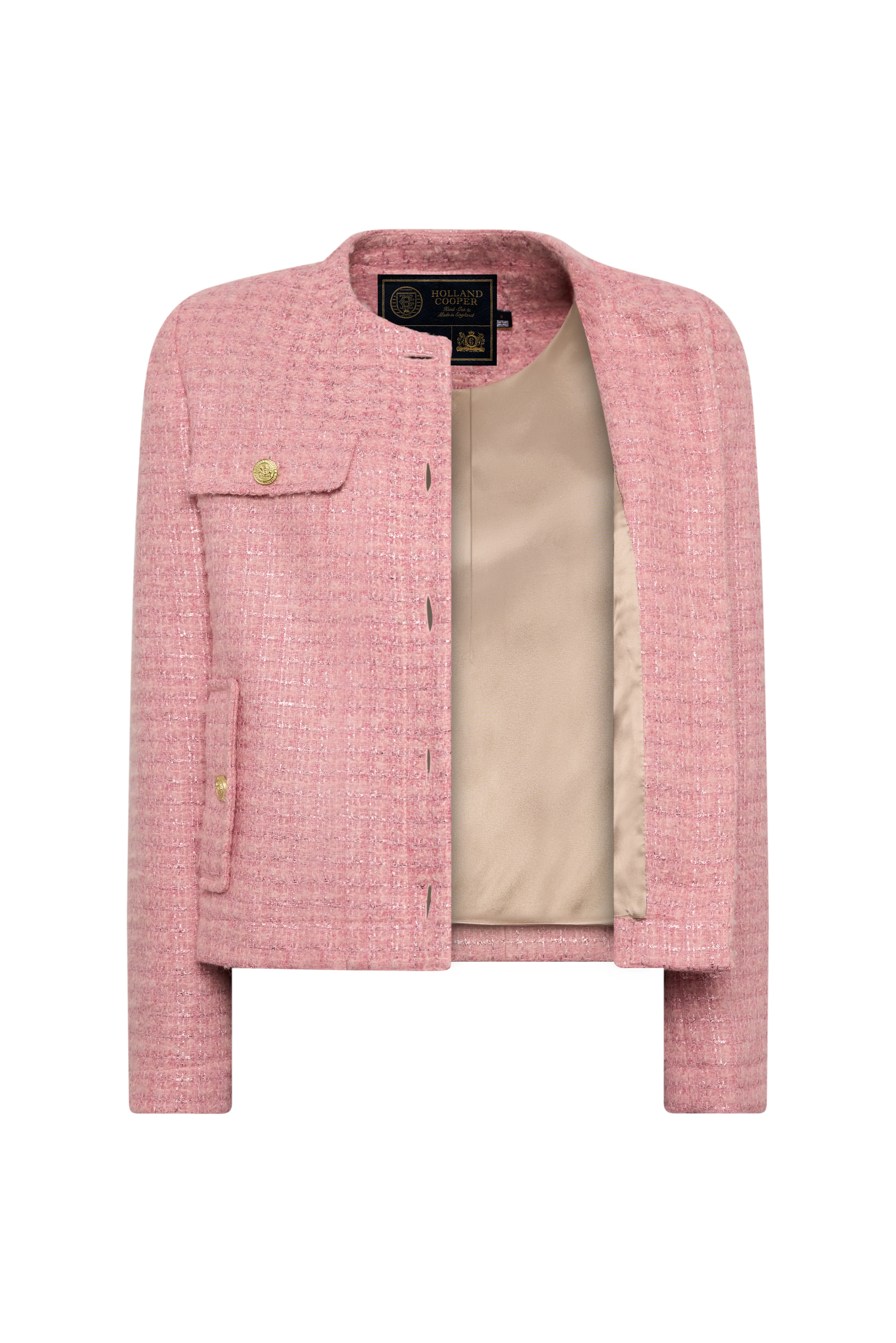 Chelsea Jacket (Rose Sparkle Boucle) - Image 7