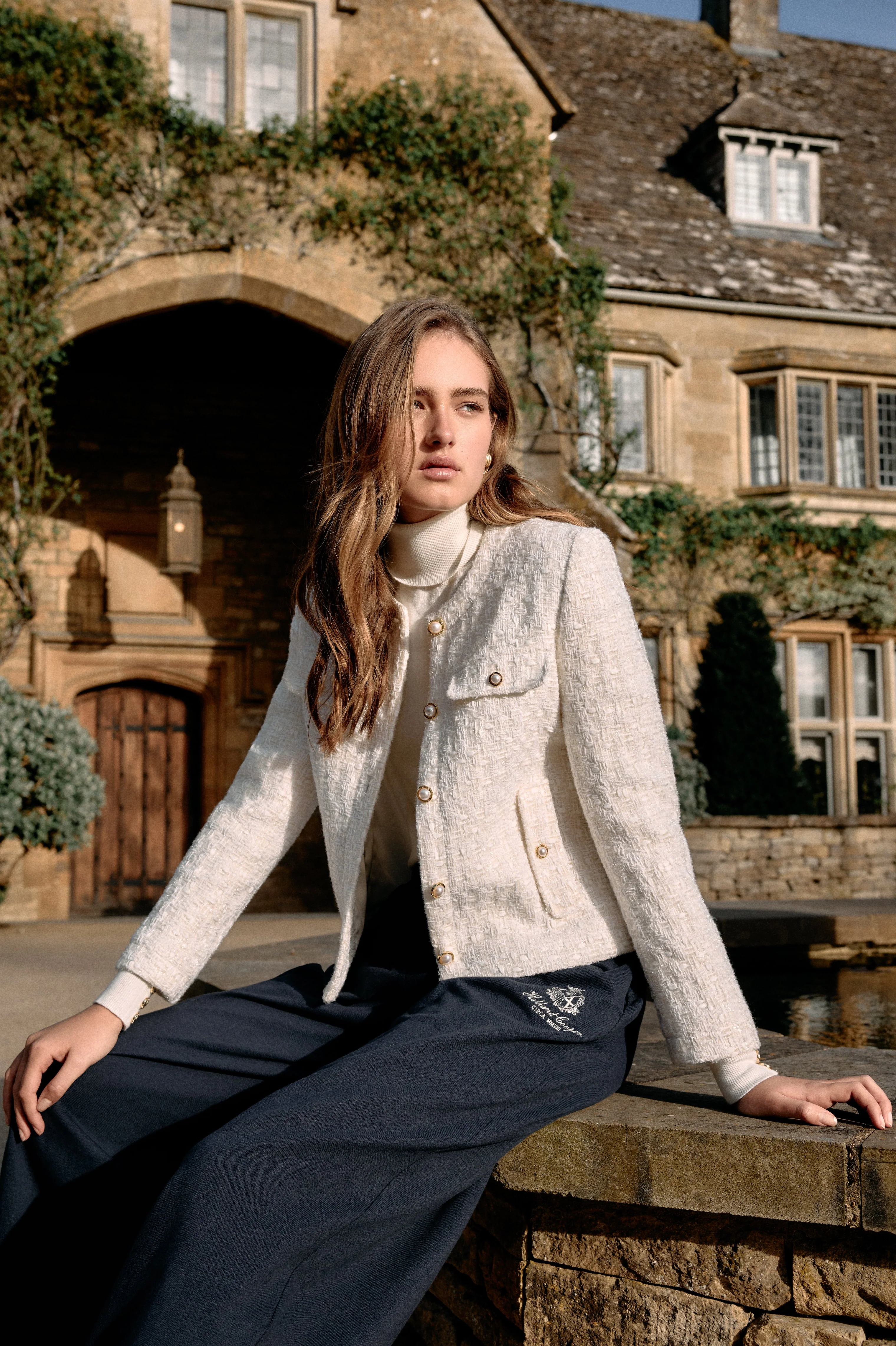 Chelsea Jacket (White Sparkle Boucle) - Image 2