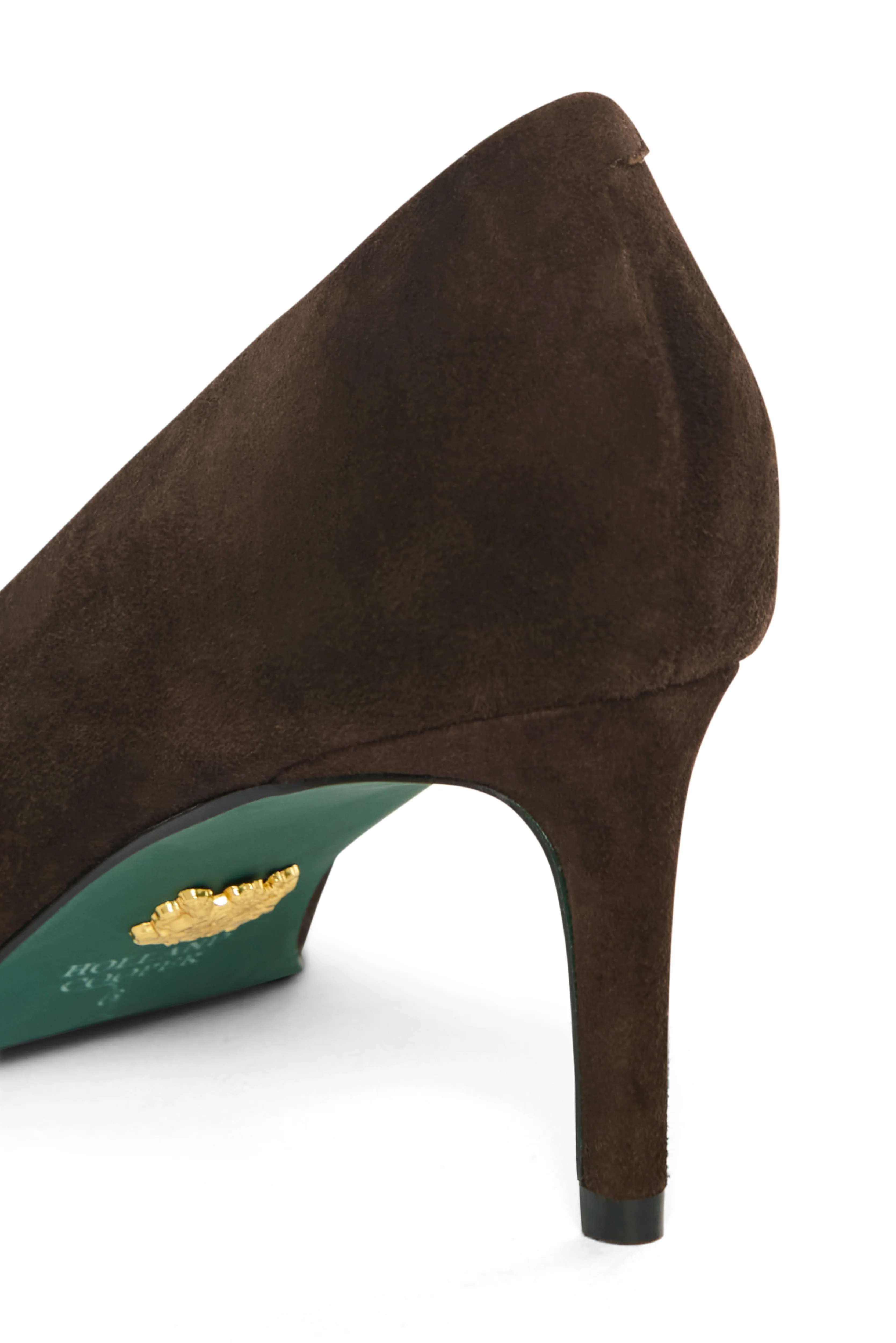 Wear All Day Chelsea Heel (Chocolate Suede) - Image 5