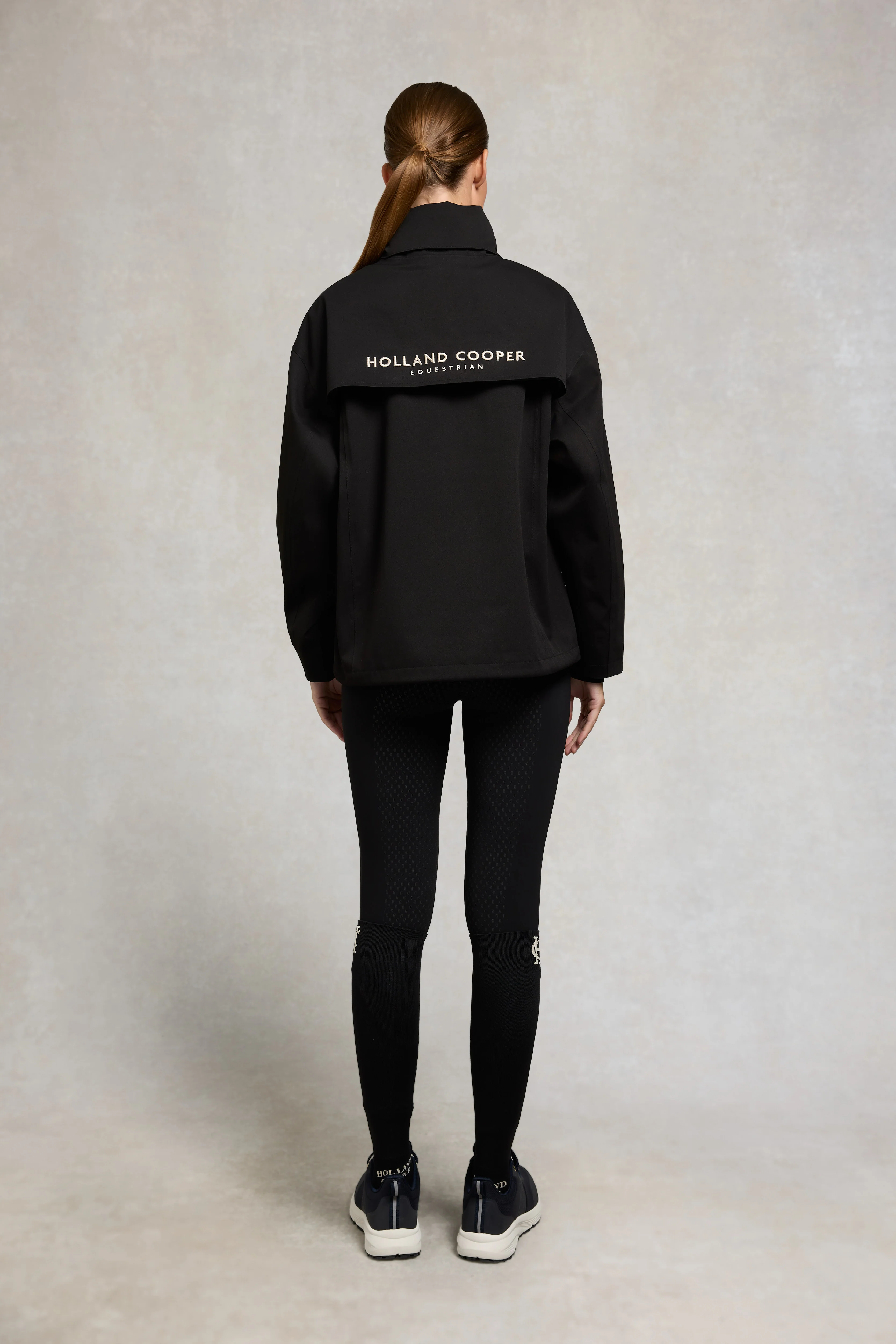 Chiltern Waterproof Quarter Zip Jacket (Black) - Image 5