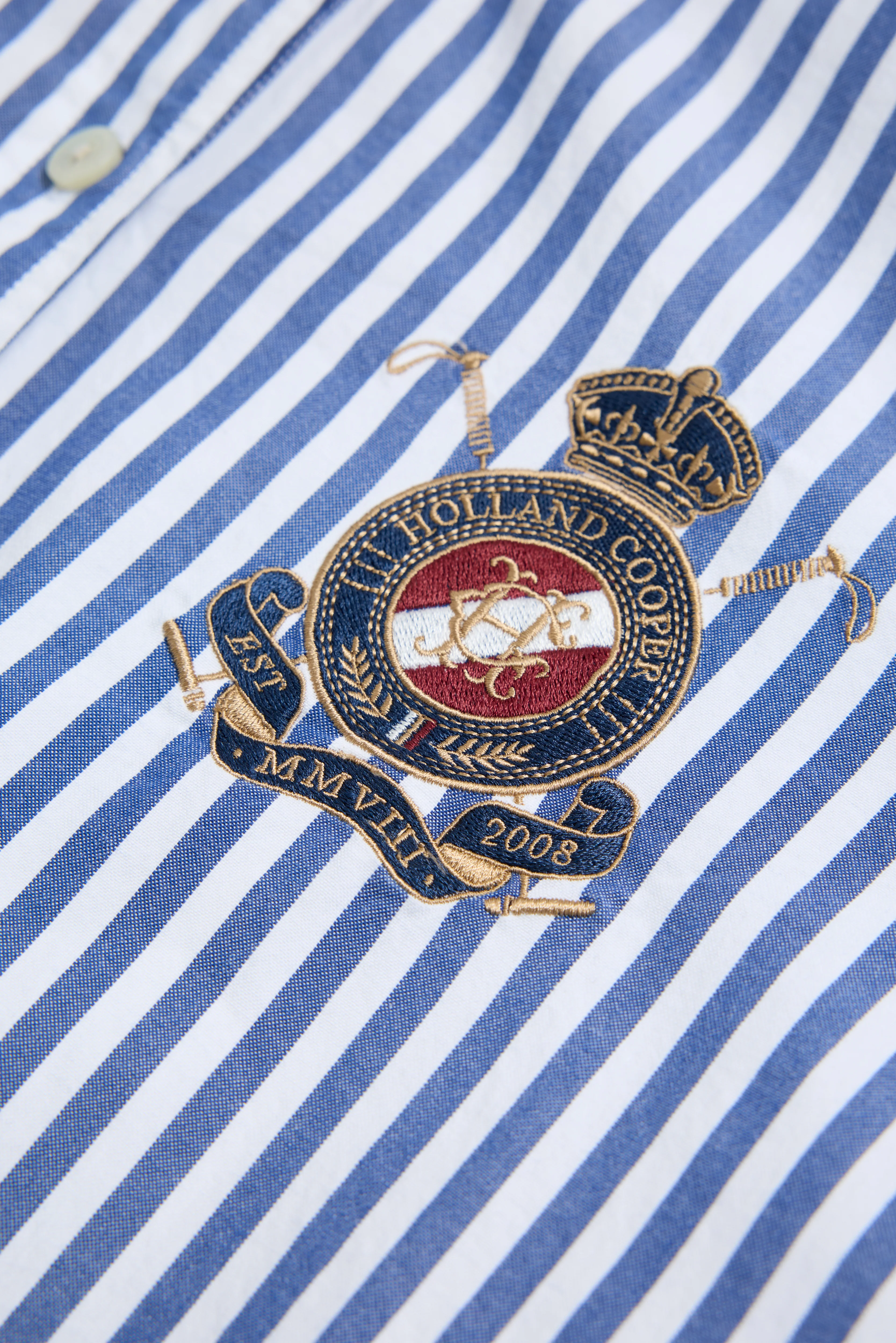 Classic Button Down Shirt (Navy Stripe) - Image 8