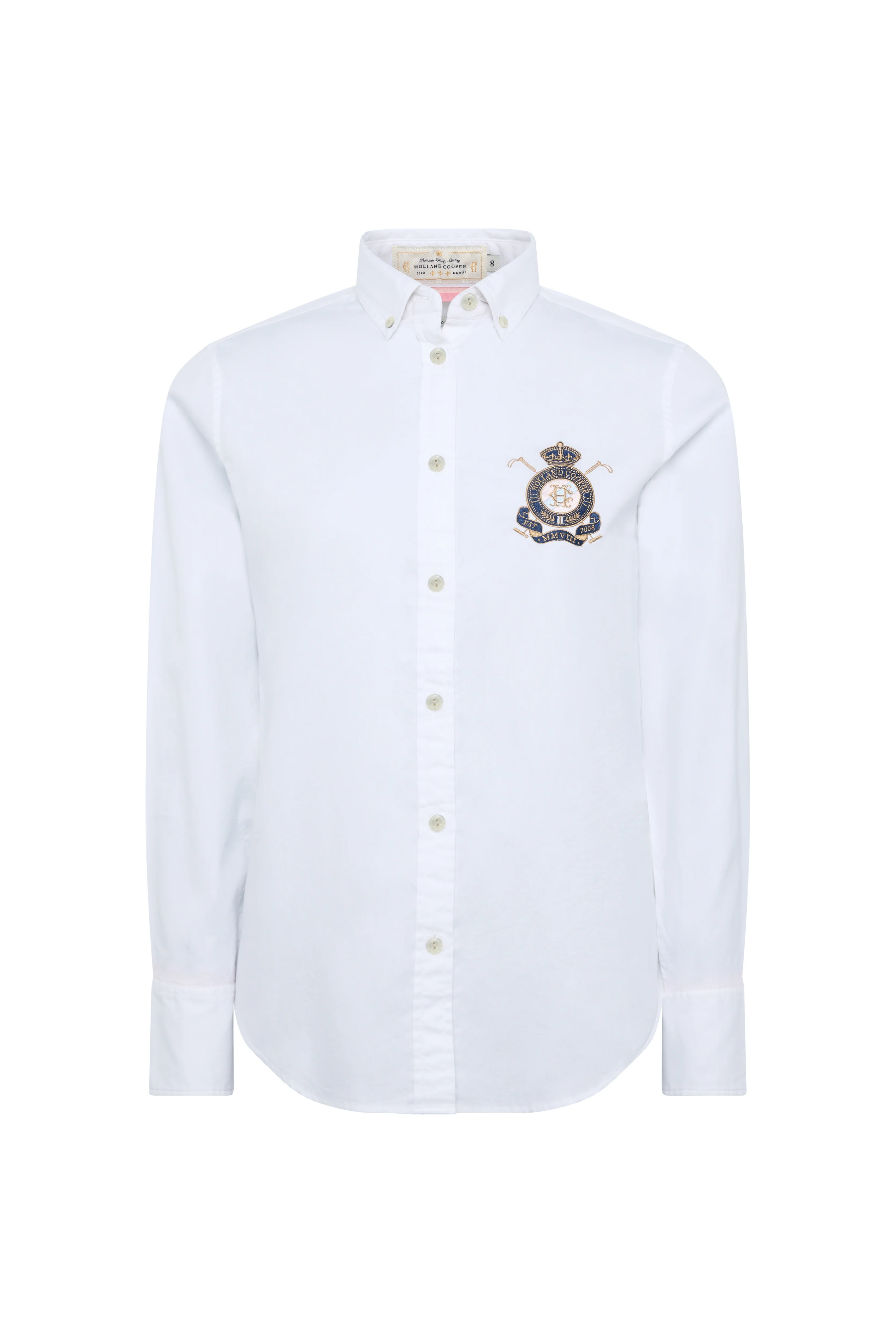 Classic Button Down Shirt (White) - Image 6