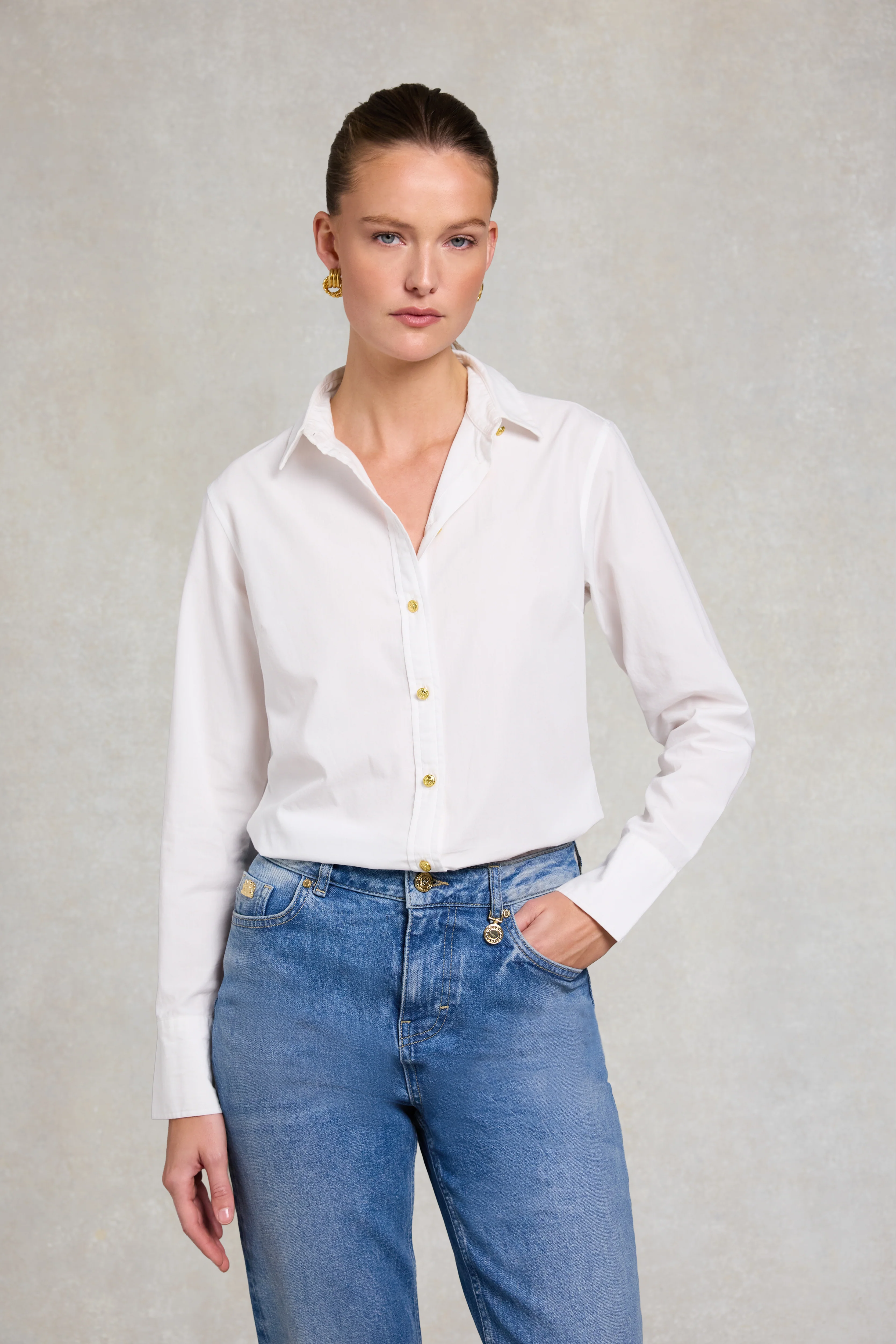 Classic Fit Shirt (White) - Image 3