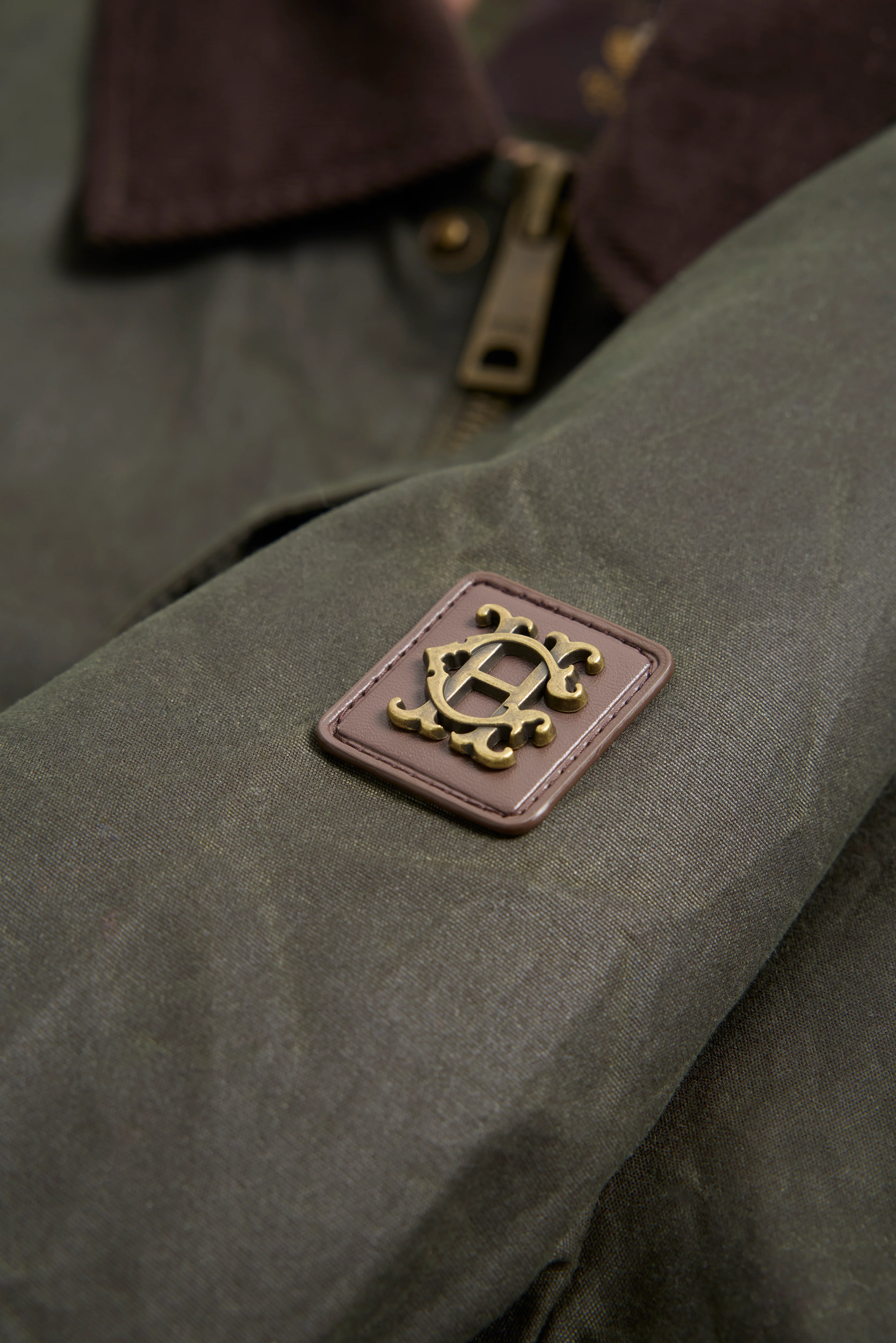 Men's Classic Wax Jacket (Moss Wax) - Image 9